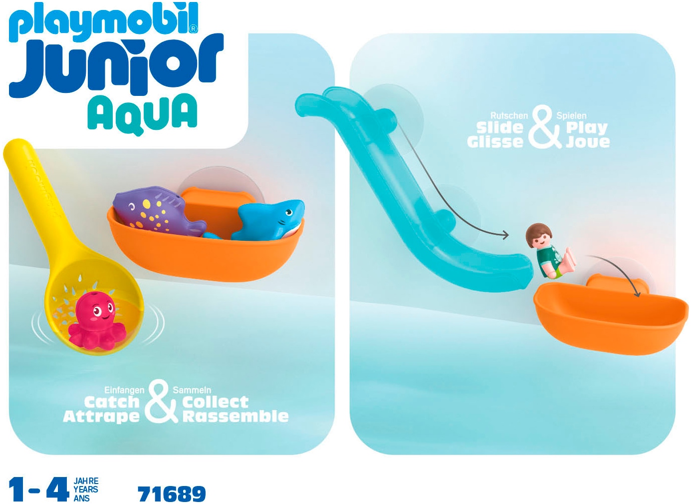 Playmobil® Konstruktions-Spielset »Fangspaß mit Meerestierchen (71689), JUNIOR« Made in Europe