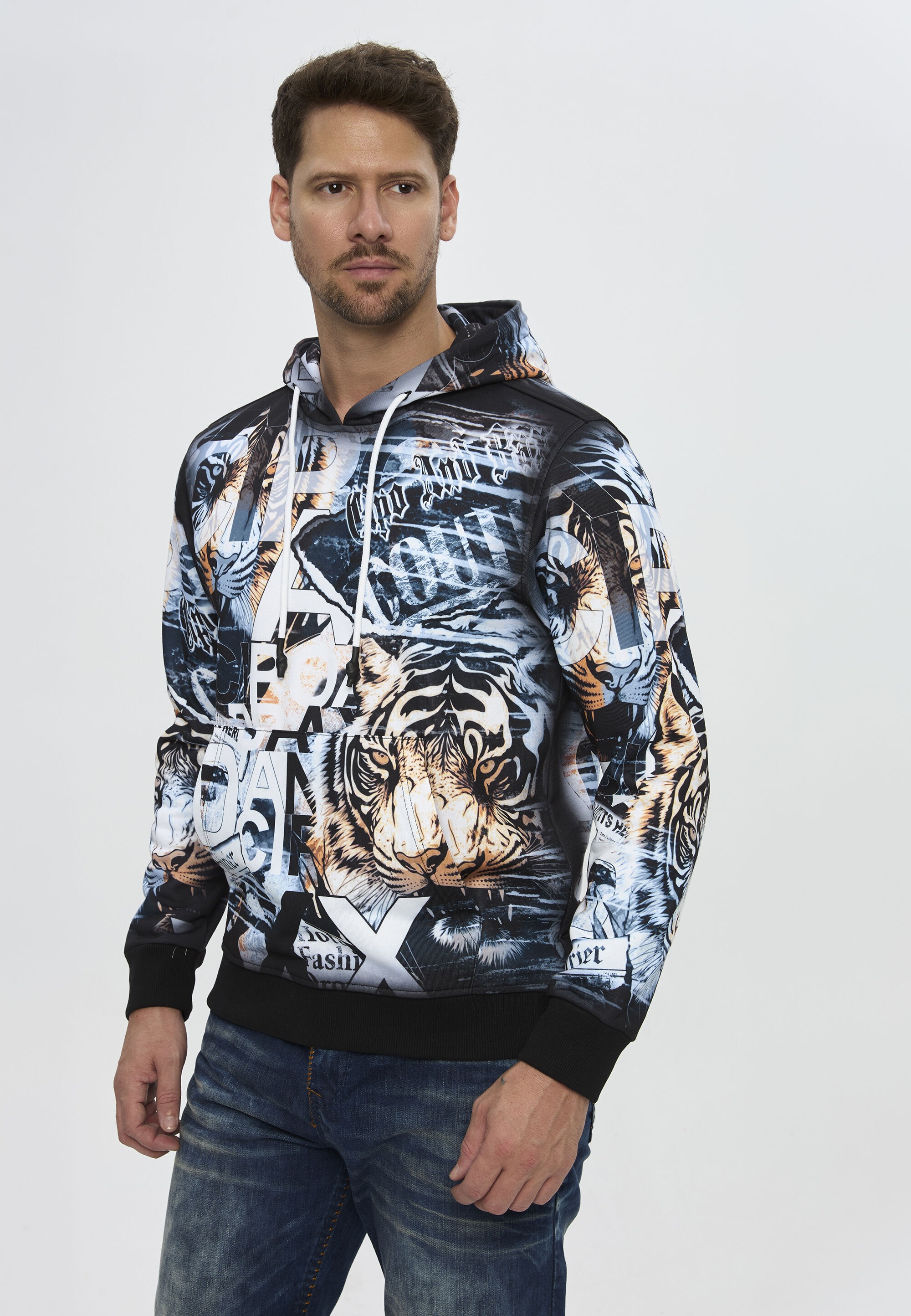 Cipo & Baxx Kapuzenpullover »Hoodie« mit Kapuze