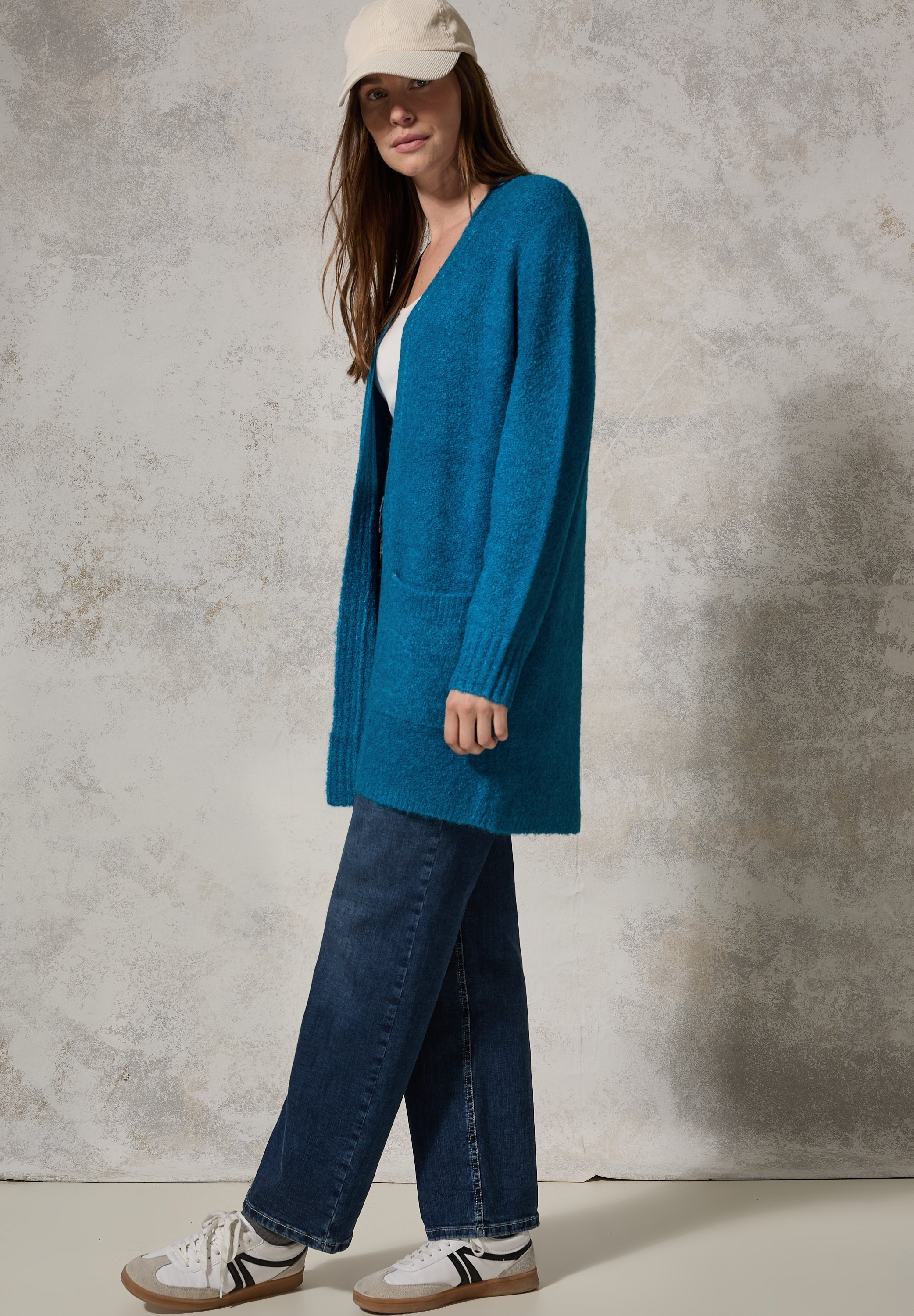 Cecil Cardigan, aus softem Materialmix