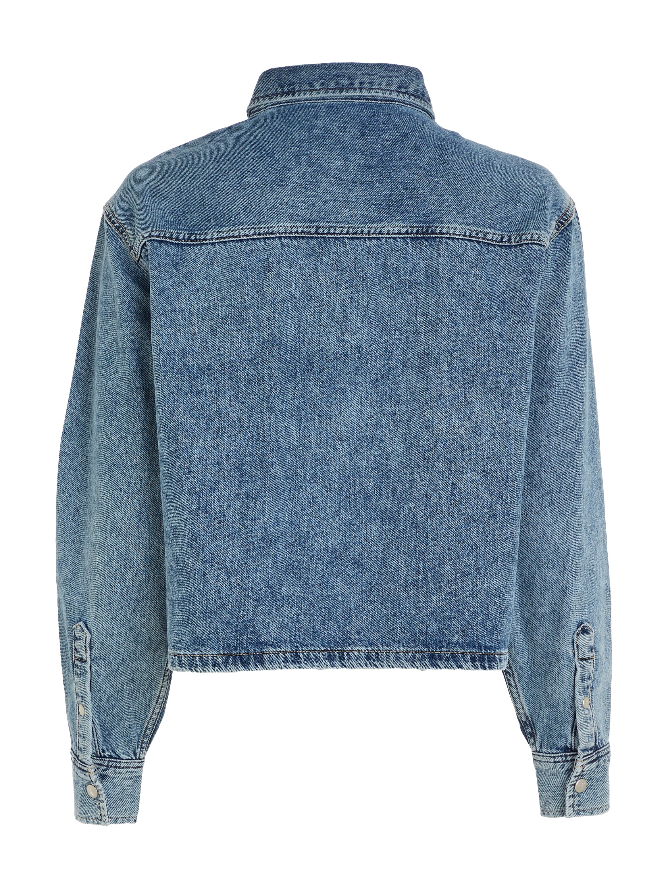 Calvin Klein Jeans Jeansbluse »CROPPED DAD DENIM SHIRT«