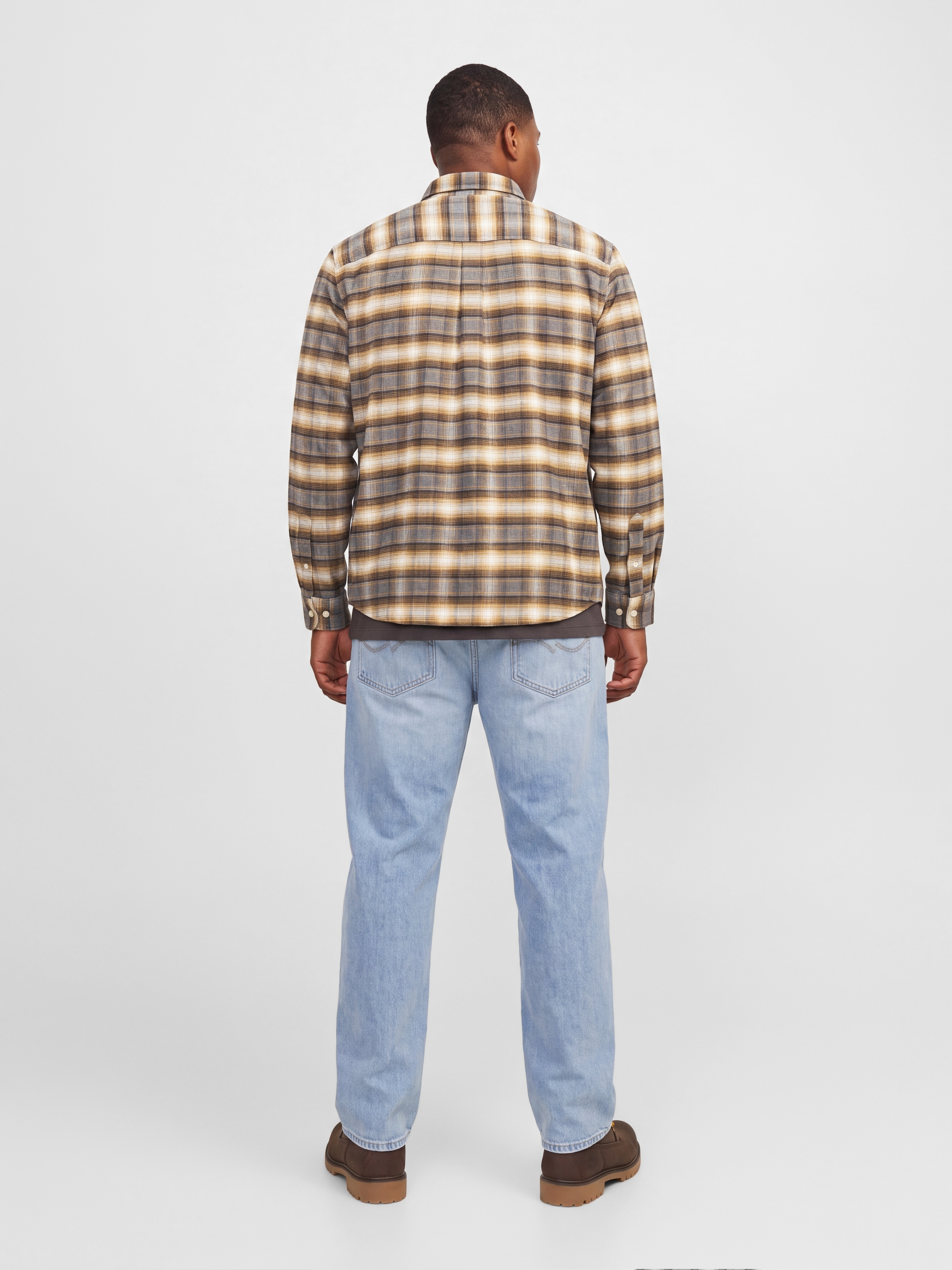 Jack & Jones PlusSize Langarmhemd »JPRBLUSTANLEY FLANNEL L/S SHIRT BF PLS« Baumwolle, regular fit