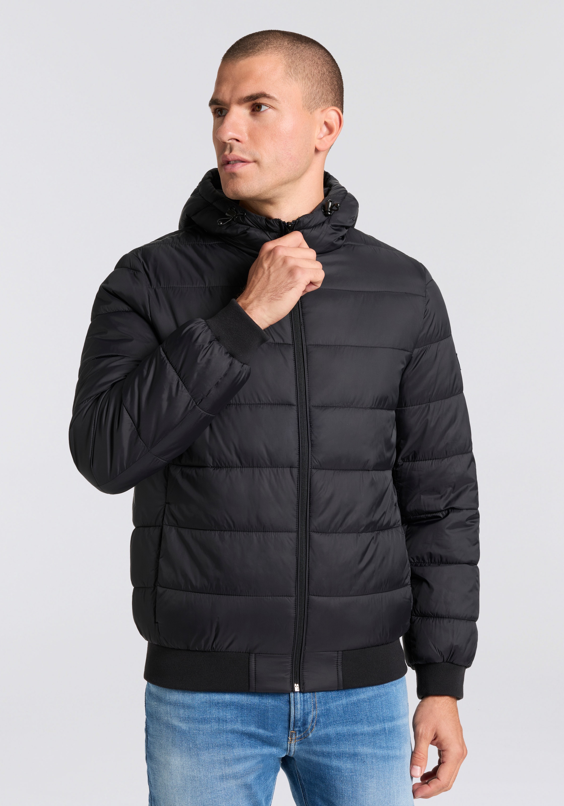 Pepe Jeans Steppjacke "PUFFER HOOD" mit Kapuze Regular Fit mit Kapuze günstig online kaufen