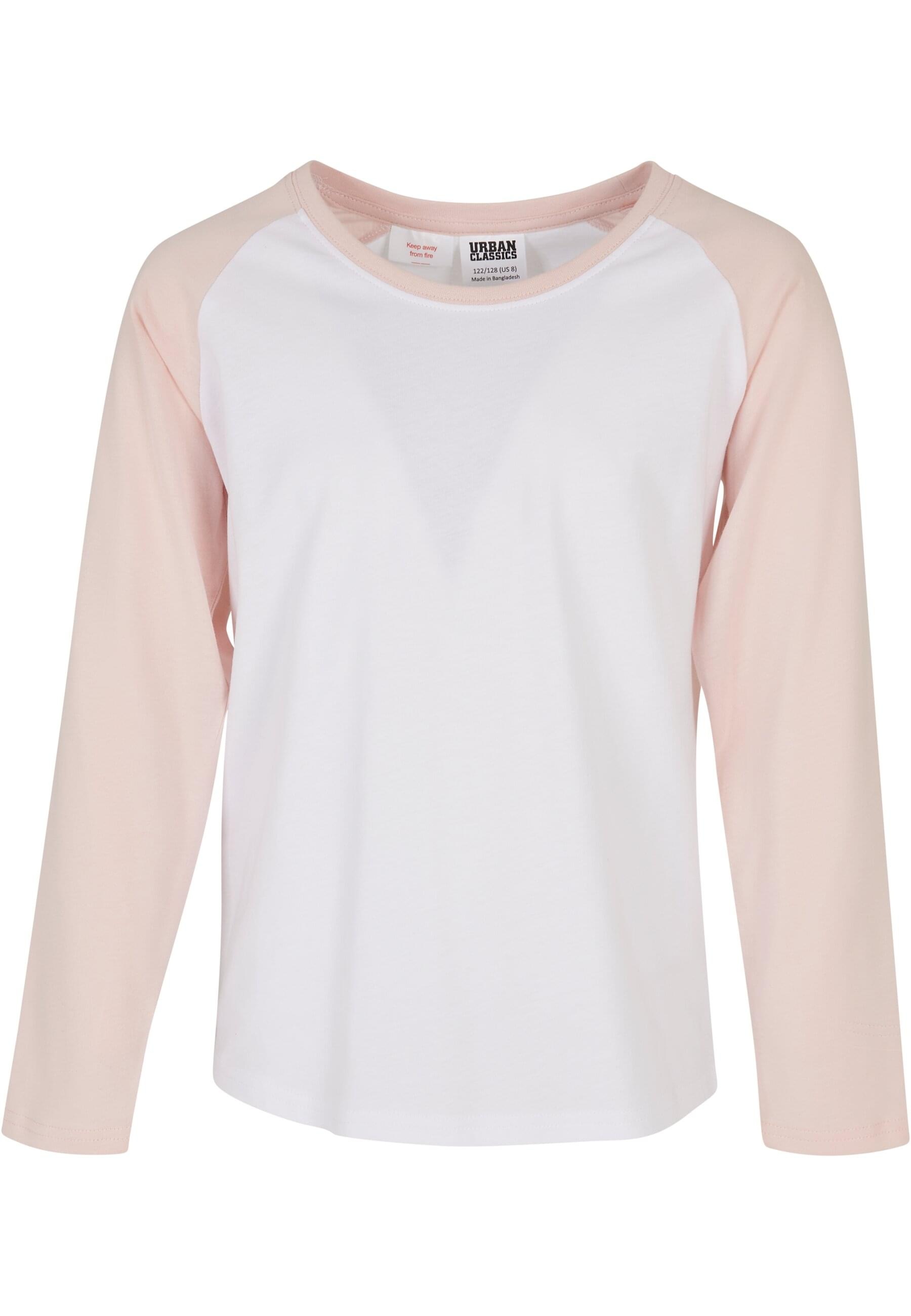 URBAN CLASSICS Kurzarmshirt » Damen Girls Contrast Ra...