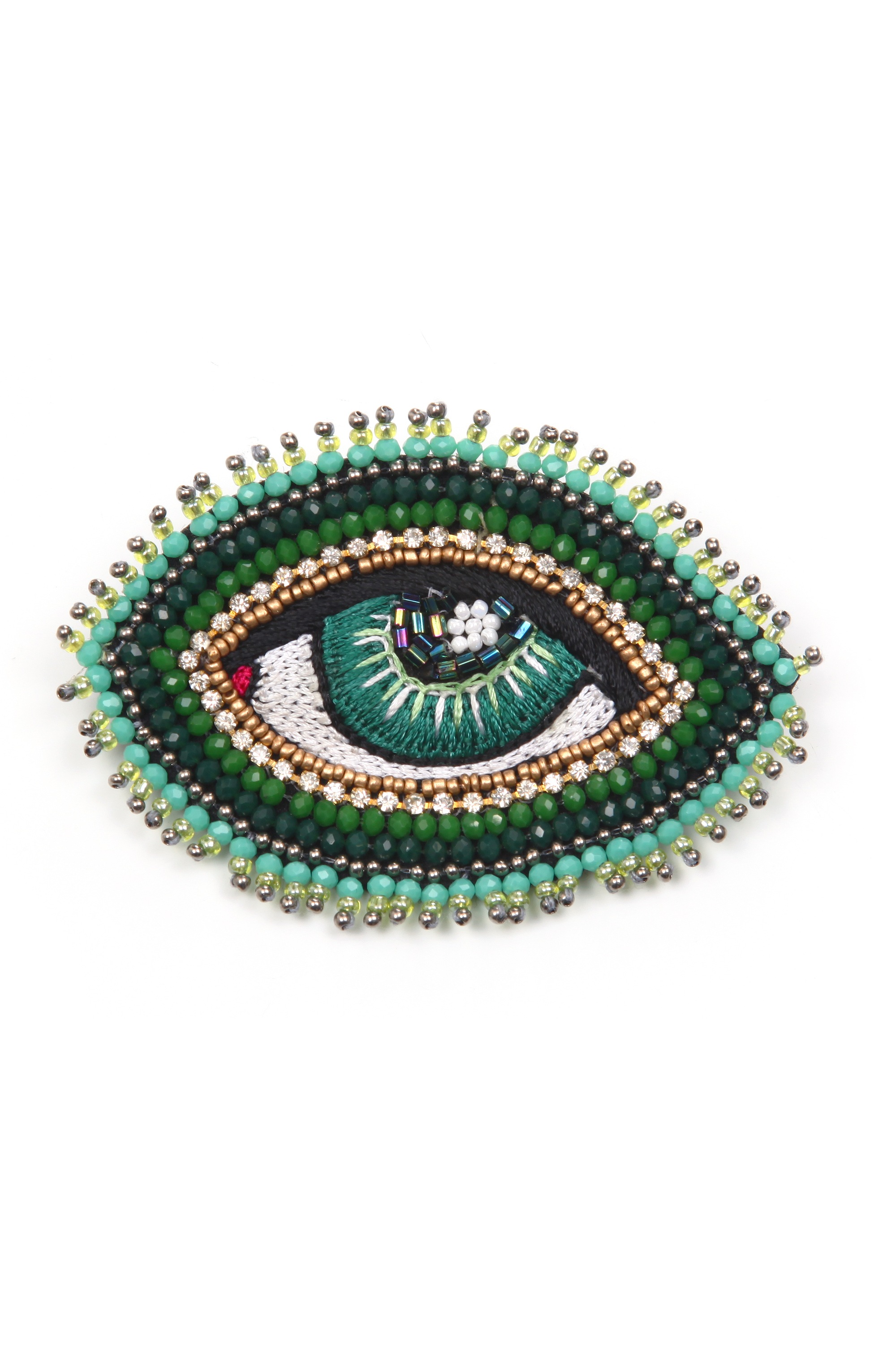 COLLEZIONE ALESSANDRO Brosche "Eye", mit Augenmotiv