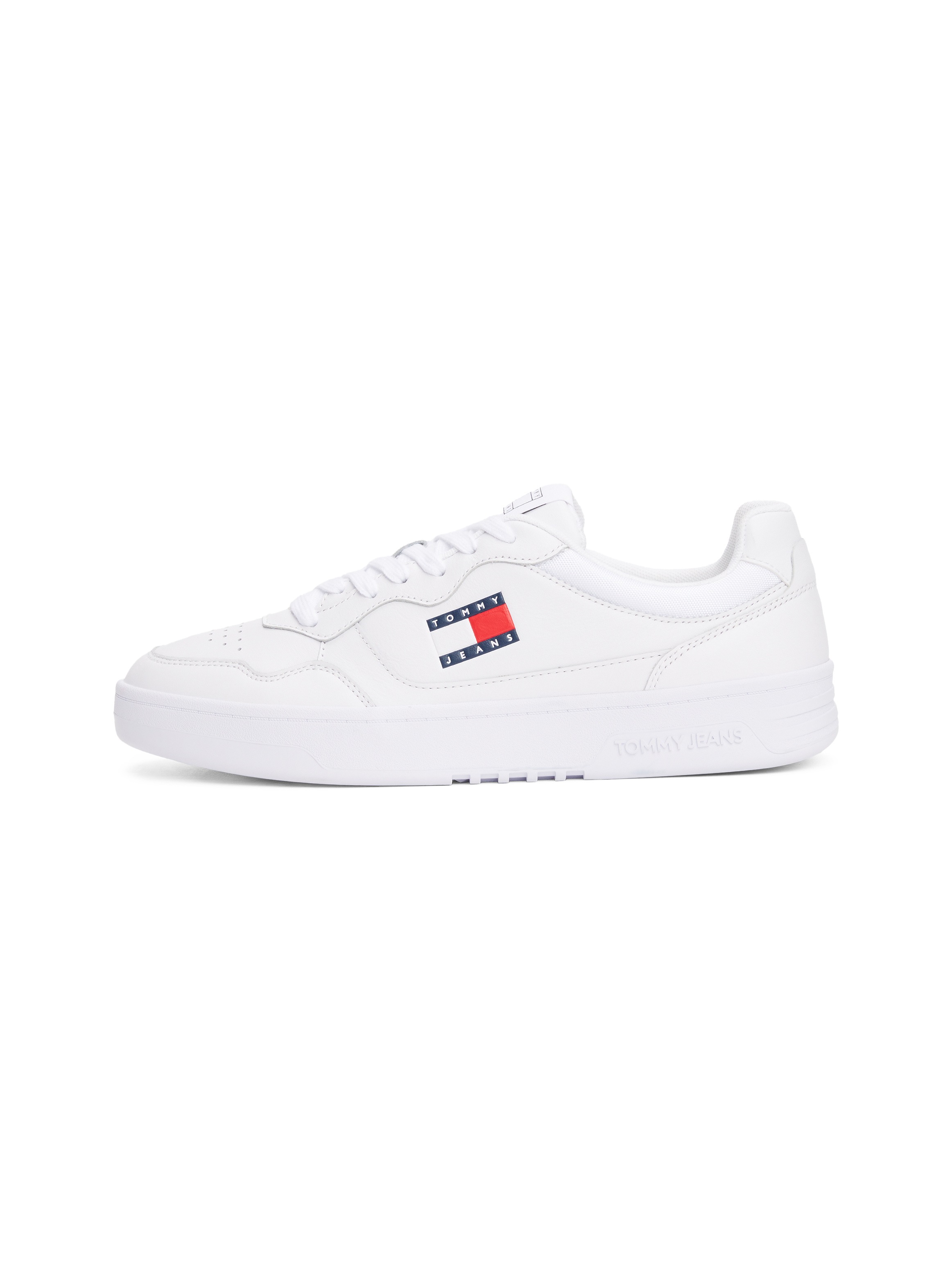 Tommy Jeans Sneaker »(NEW) TJM CUPSOLE LEATHER ESS«, Freizeitschuh, Halbschuh, Schnürschuh im Basket-Look