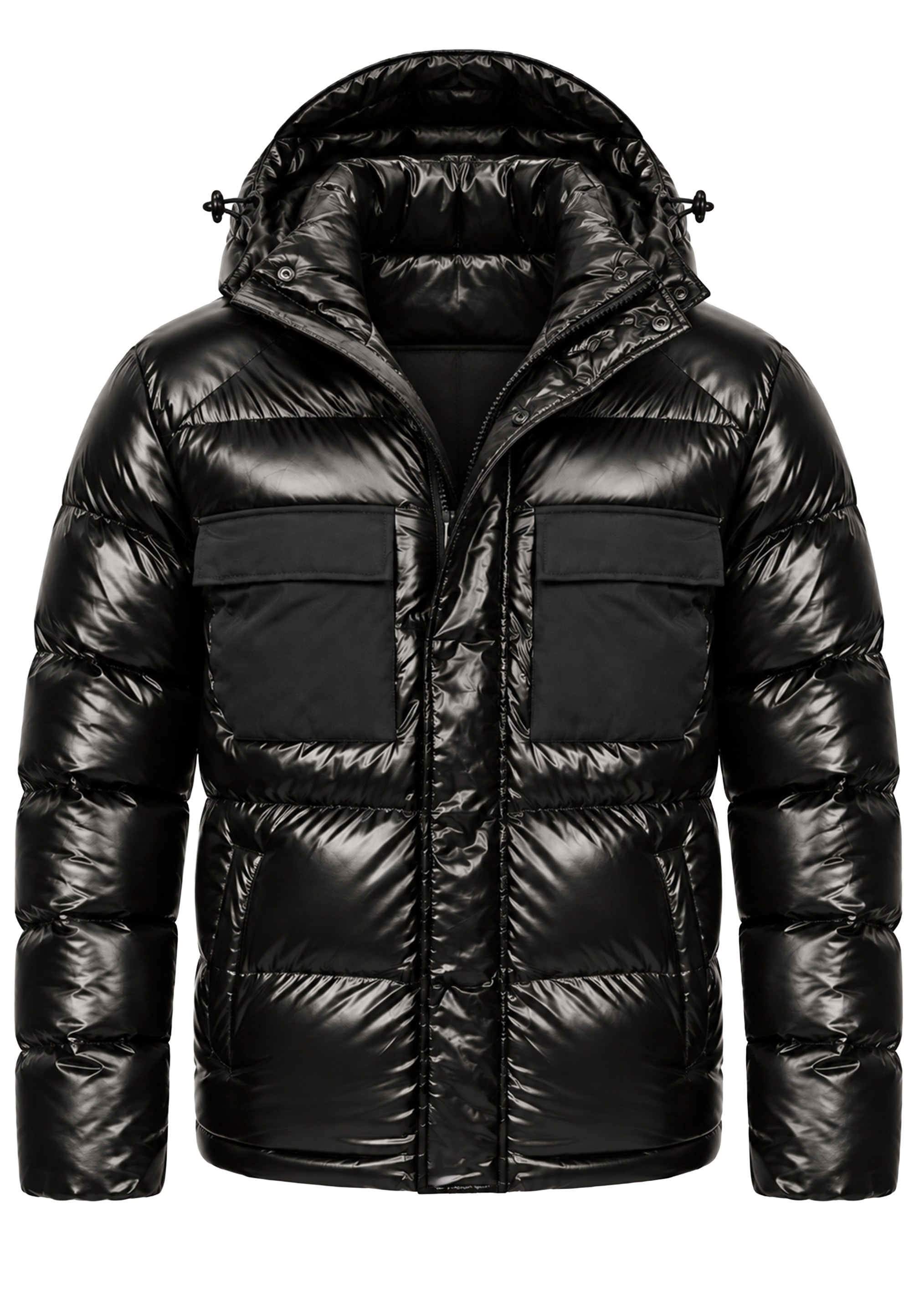 SOULSTAR Steppjacke »Winterjacke mit Kapuze - Pufferjacke für Männer« Abnehmbare Kapuze Herren Outdoor Jacke für den Winter mit abnehmbarer Kapuze