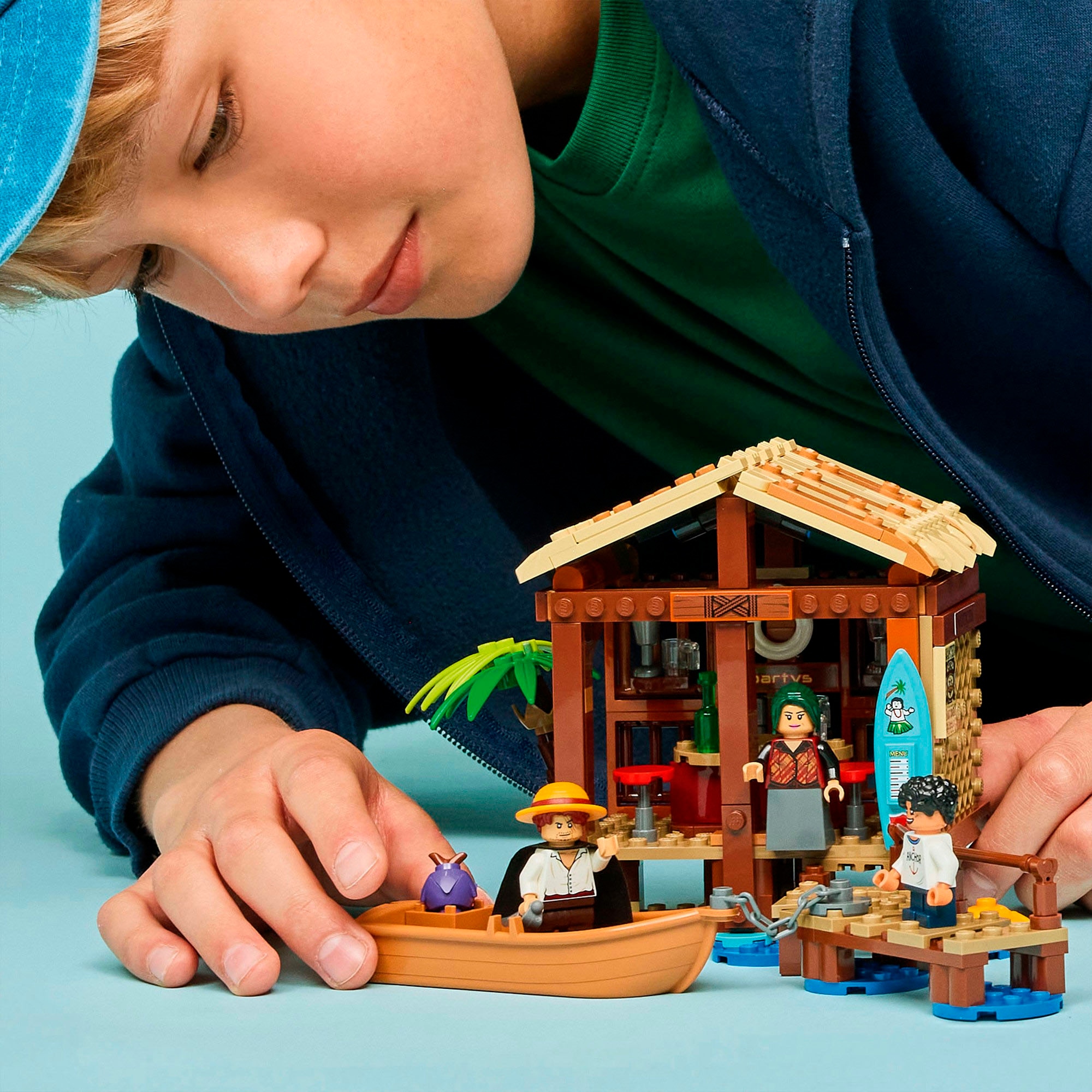 LEGO® Konstruktionsspielsteine »Hütte im Windmühlendorf (75636), LEGO One Piece«, (299 St.), Made in Europe