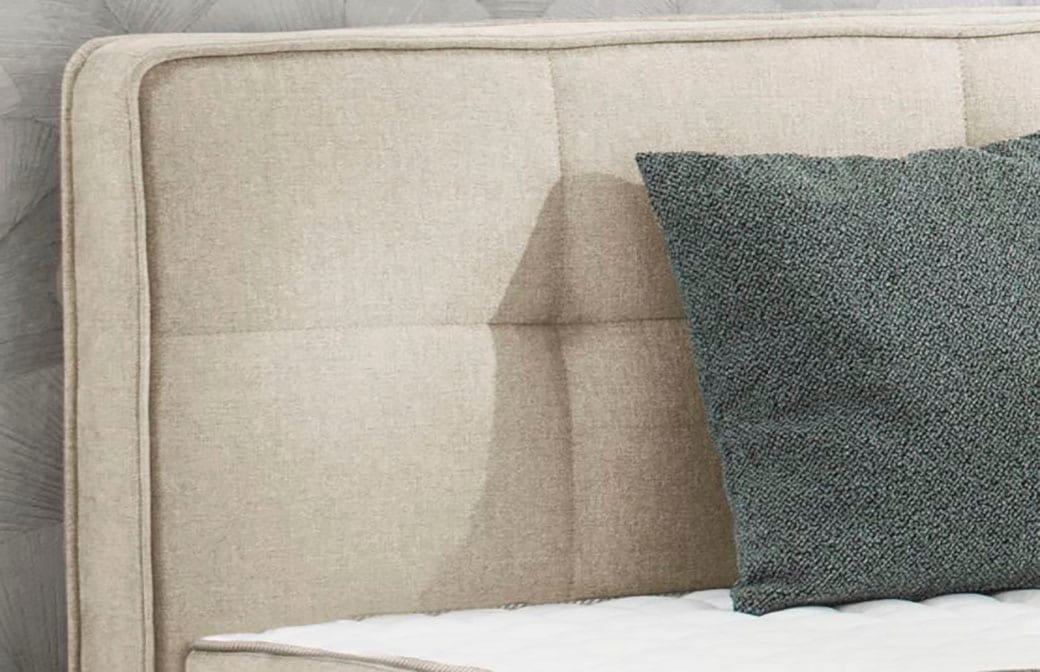 Jockenhöfer Gruppe Boxspringbett »CAPELLO, inkl. Taschenfederkernmatratze H3-H4 und 6cm Kaltschaumtopper« Bezug: Flachgewebe, 160x200 oder 180x200 cm