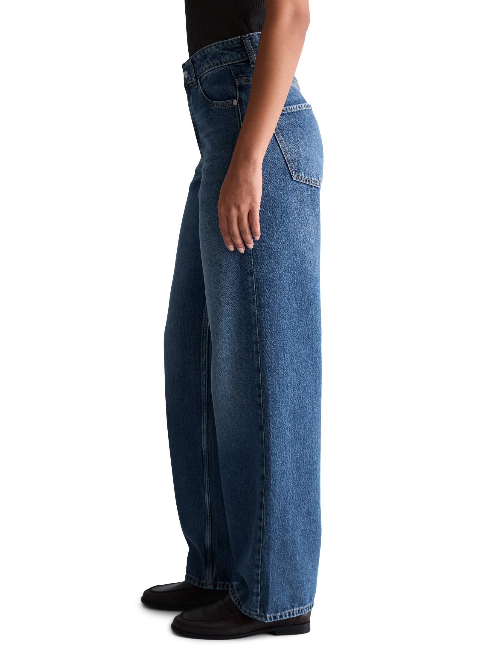 Marc OPolo DENIM Weite Jeans "aus Lyocell-Mix ohne Stretch" günstig online kaufen