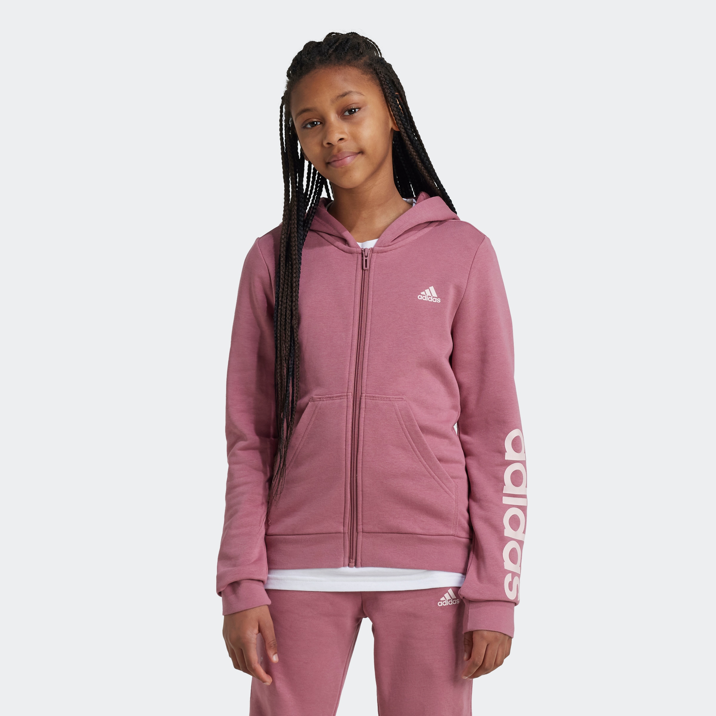 adidas Sportswear Kapuzensweatjacke ESSENTIALS LINEAR LOGO KAPUZENJACKE online bestellen BAUR