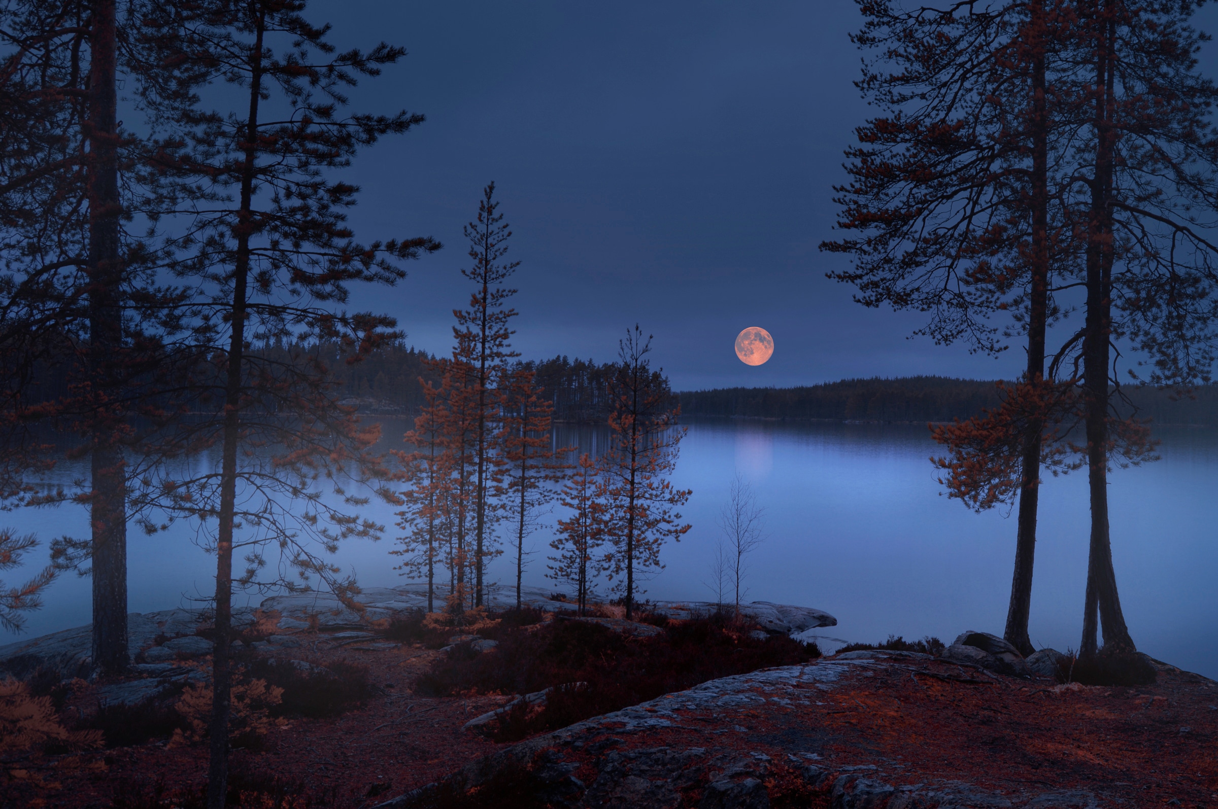 Papermoon Fototapete "Photo-Art NIKKI GEORGIEVA V, ROTER MOND"