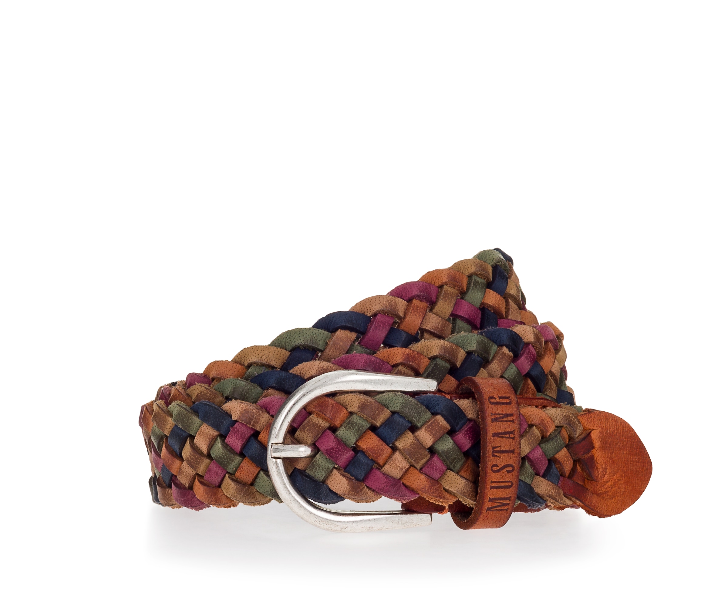 MUSTANG Flechtgürtel 1 Stk. Mit Hingucker-Flechtoptik, 3 cm günstig online kaufen