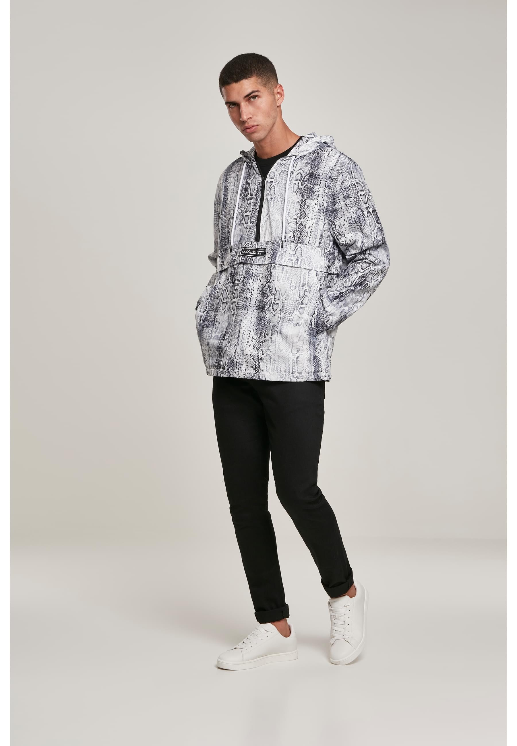 MisterTee Allwetterjacke »MisterTee Herren Mister Tee Snake Windbreaker«, (1 St.), ohne Kapuze