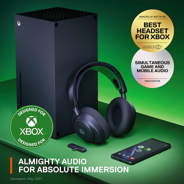 | Noise- Bluetooth-Wireless, 7X«, BAUR Nova »Arctis SteelSeries Gaming-Headset Cancelling