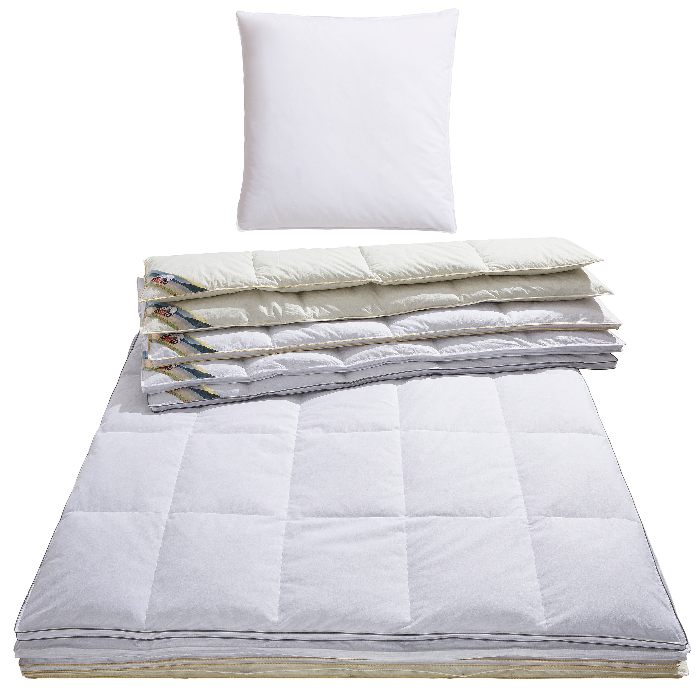 RIBECO Federbettdecke "Überraschungspaket, Bettdecken für Sommer oder Winte günstig online kaufen