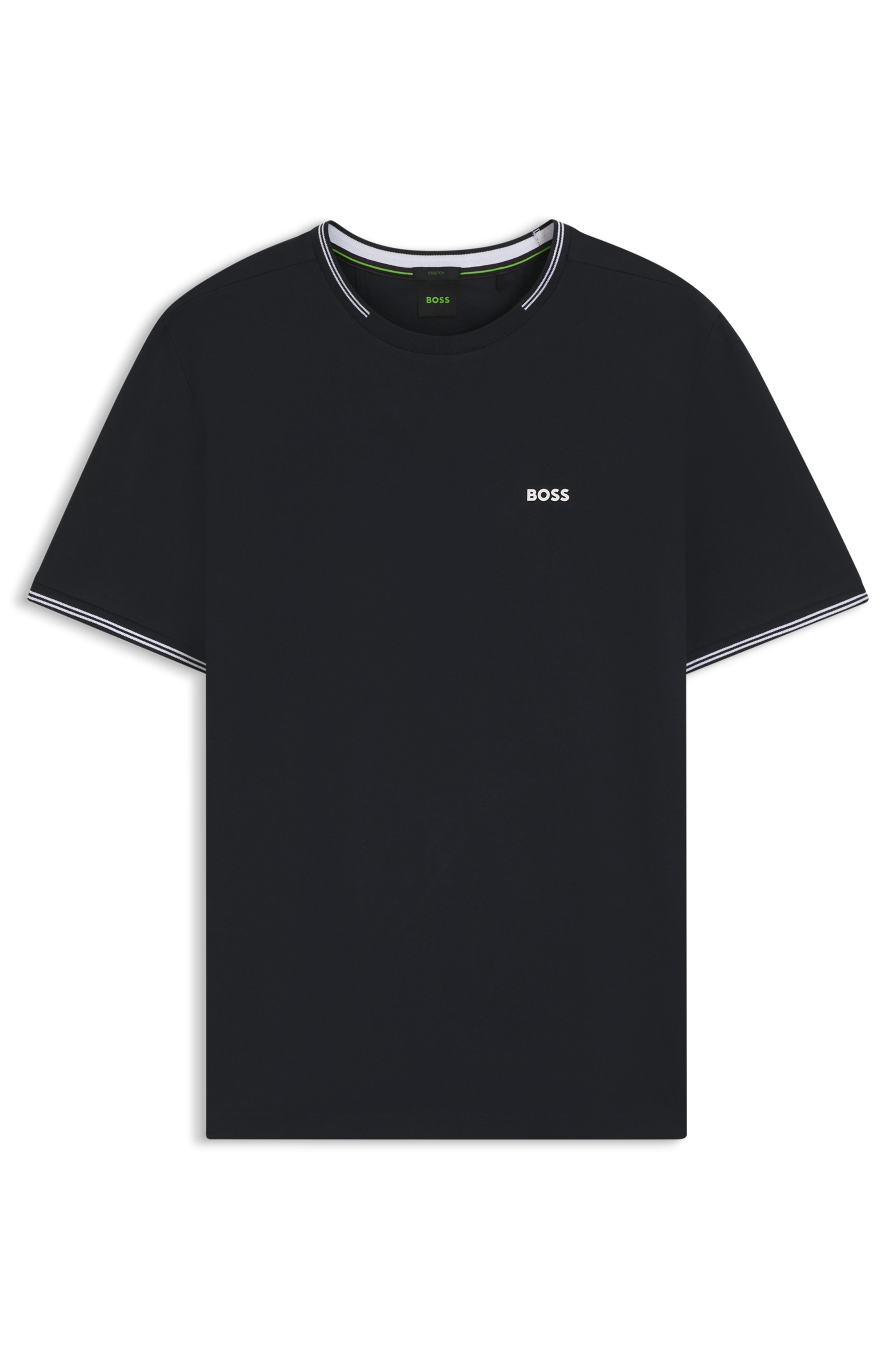 BOSS GREEN T-Shirt »Taul«, mit kontrastfarbenen Streifendetails