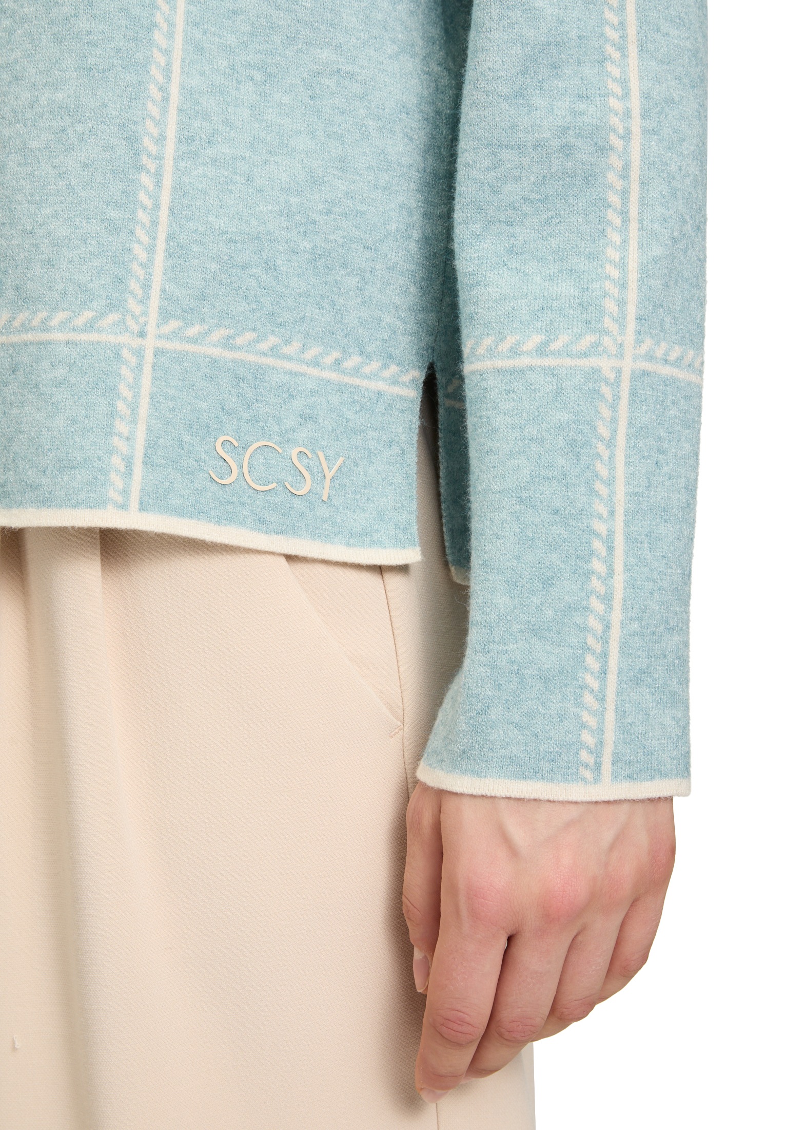 Betty Barclay Strickpullover »Betty Barclay Damen Strickpullover kariert«, (1 tlg.), Jacquard