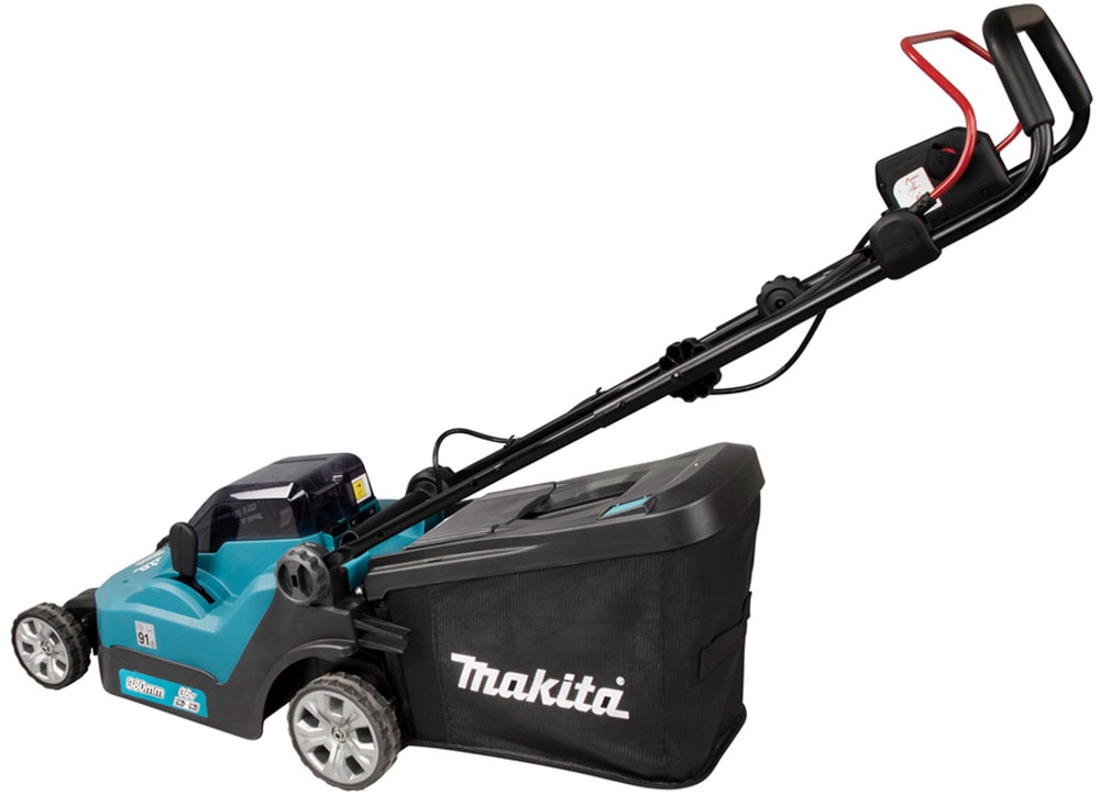 Makita Akkurasenmäher »DLM382PM2«, mit 2 Akkus 18V/4Ah LXT und Doppel-Schnellladegerät