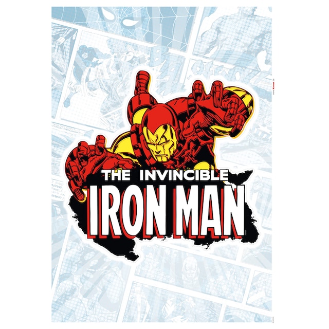 Komar Wandtattoo »Iron Man Comic Classic«, (1 St.), 50 x 70 cm kaufen | BAUR