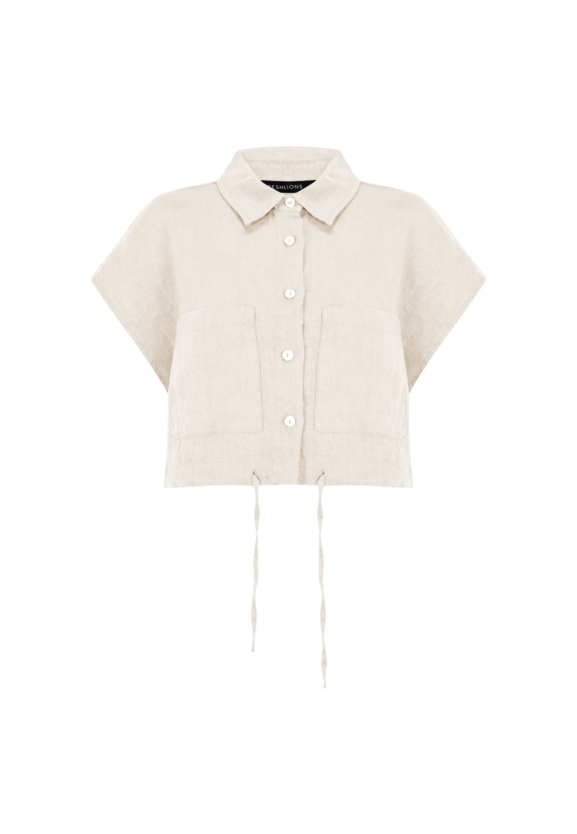 Thumbnail - freshlions Klassische Bluse "Savannah" 1 mit lockerer Passform