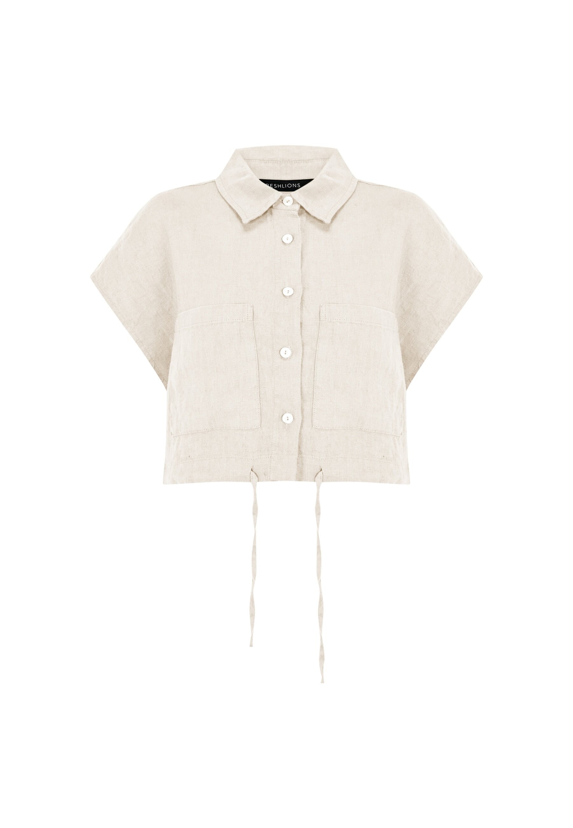 Thumbnail - freshlions Klassische Bluse "Savannah" 1 tlg. mit lockerer Passform