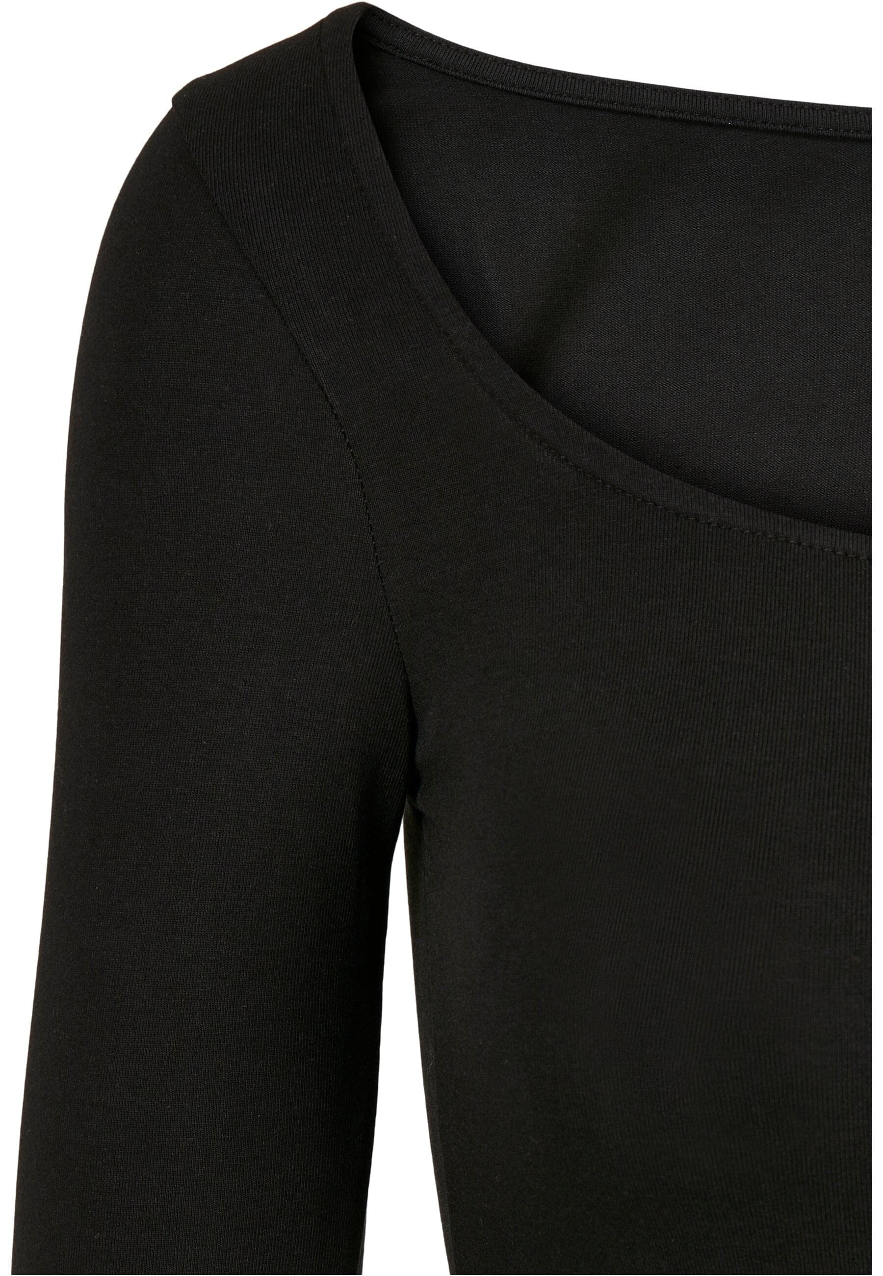 URBAN CLASSICS Langarmshirt »Urban Classics Damen Ladies Organic Longsleeve Body«, (1 tlg.)