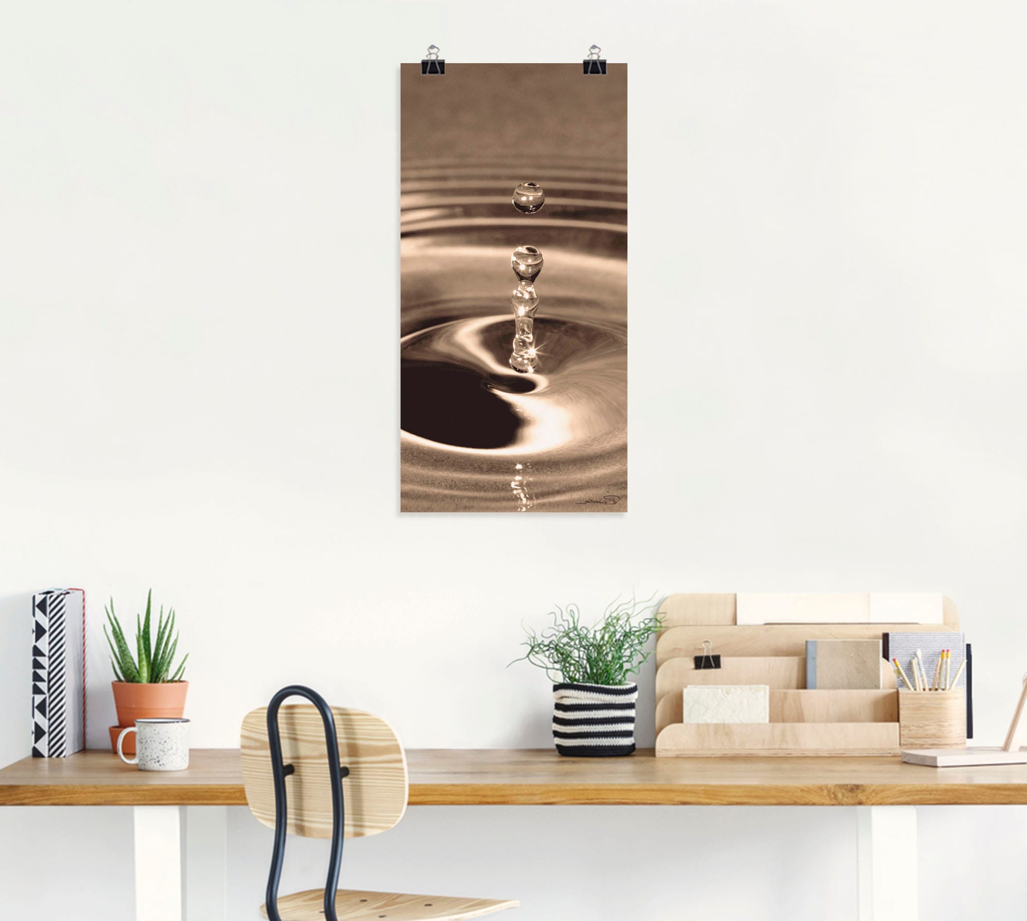 Artland Wandbild »Die Elemente: Wasser«, Zen Bilder, (1 St.), als Alubild, Outdoorbild, Leinwandbild, Poster in verschied. Größen