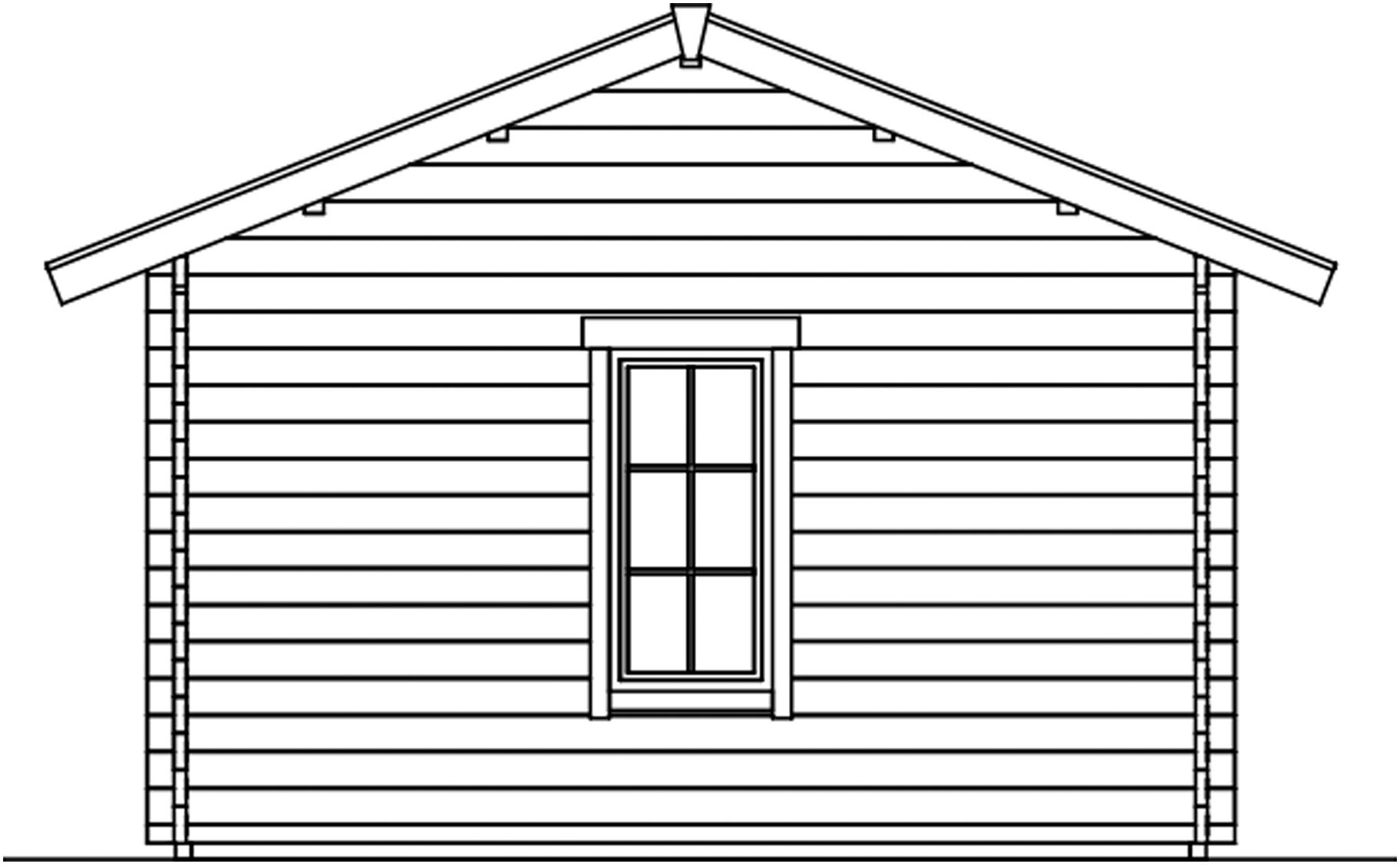 Skanholz Gartenhaus »Lugano 2«, mit Lattung