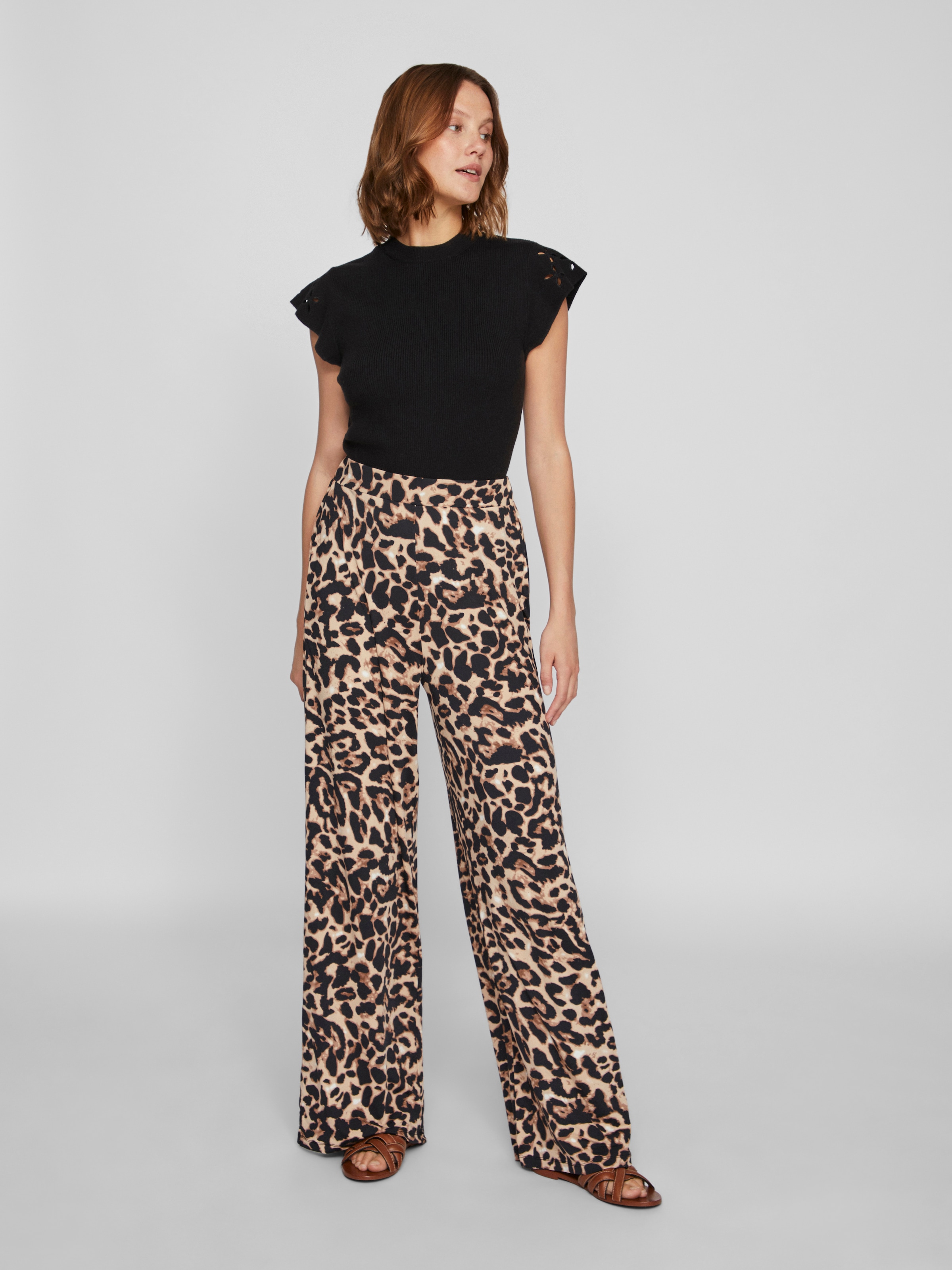 Vila Schlupfhose »VILEOA RW WIDE PANTS - NOOS«