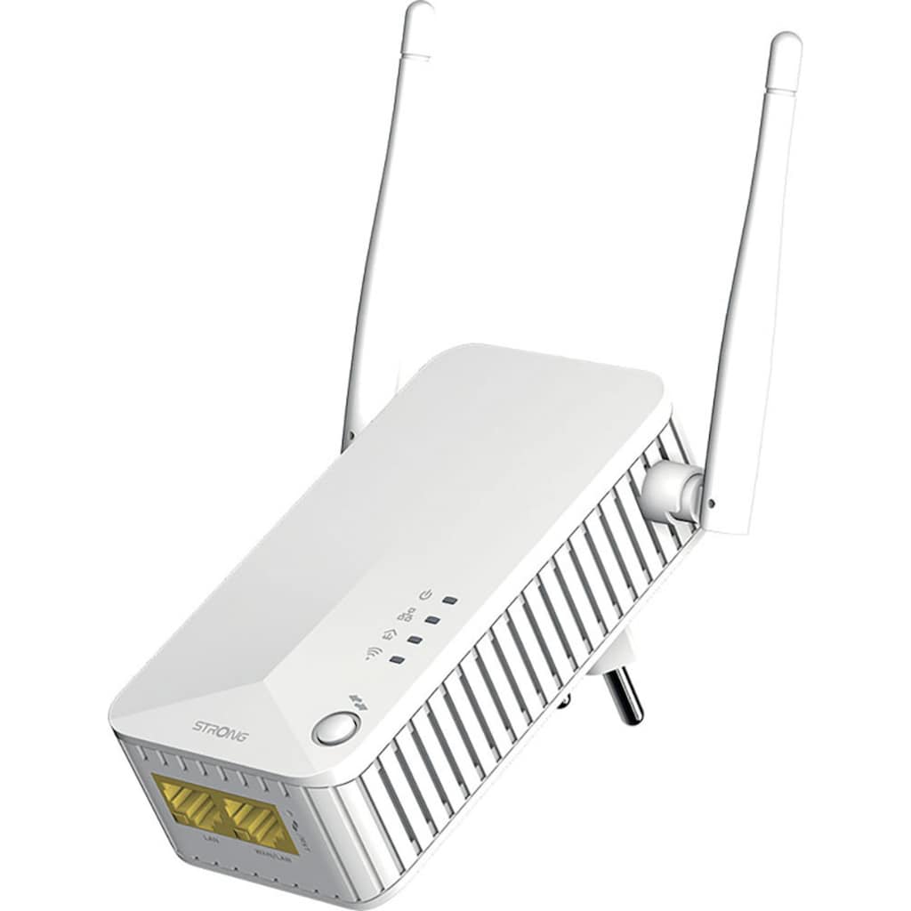 Strong Reichweitenverstärker »Powerline MINI WiFi 600 Mbit/s Set (2 Einheiten)«, (2 St.)