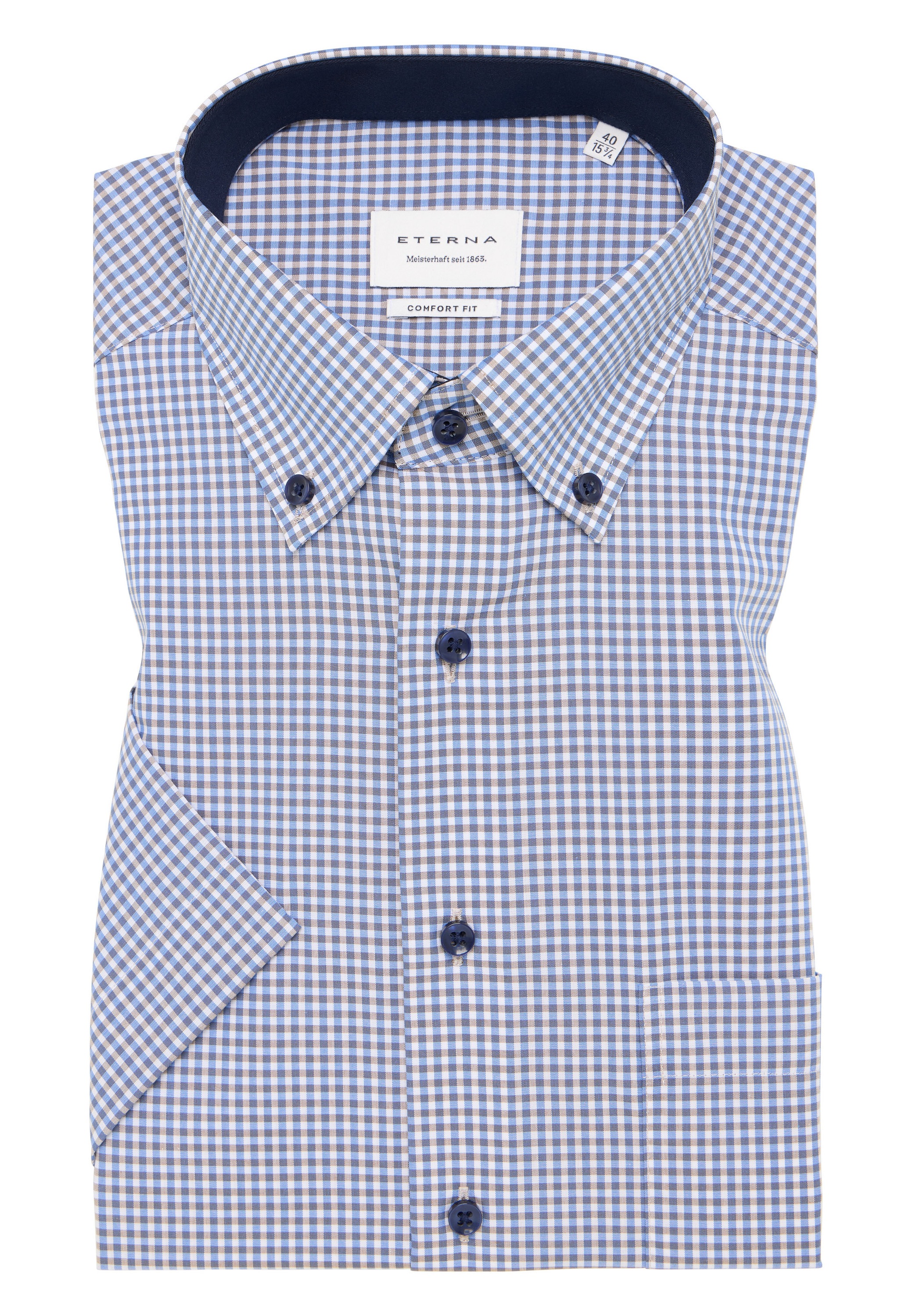 Eterna Kurzarmhemd »COMFORT FIT«, NON IRON (bügelfrei)
