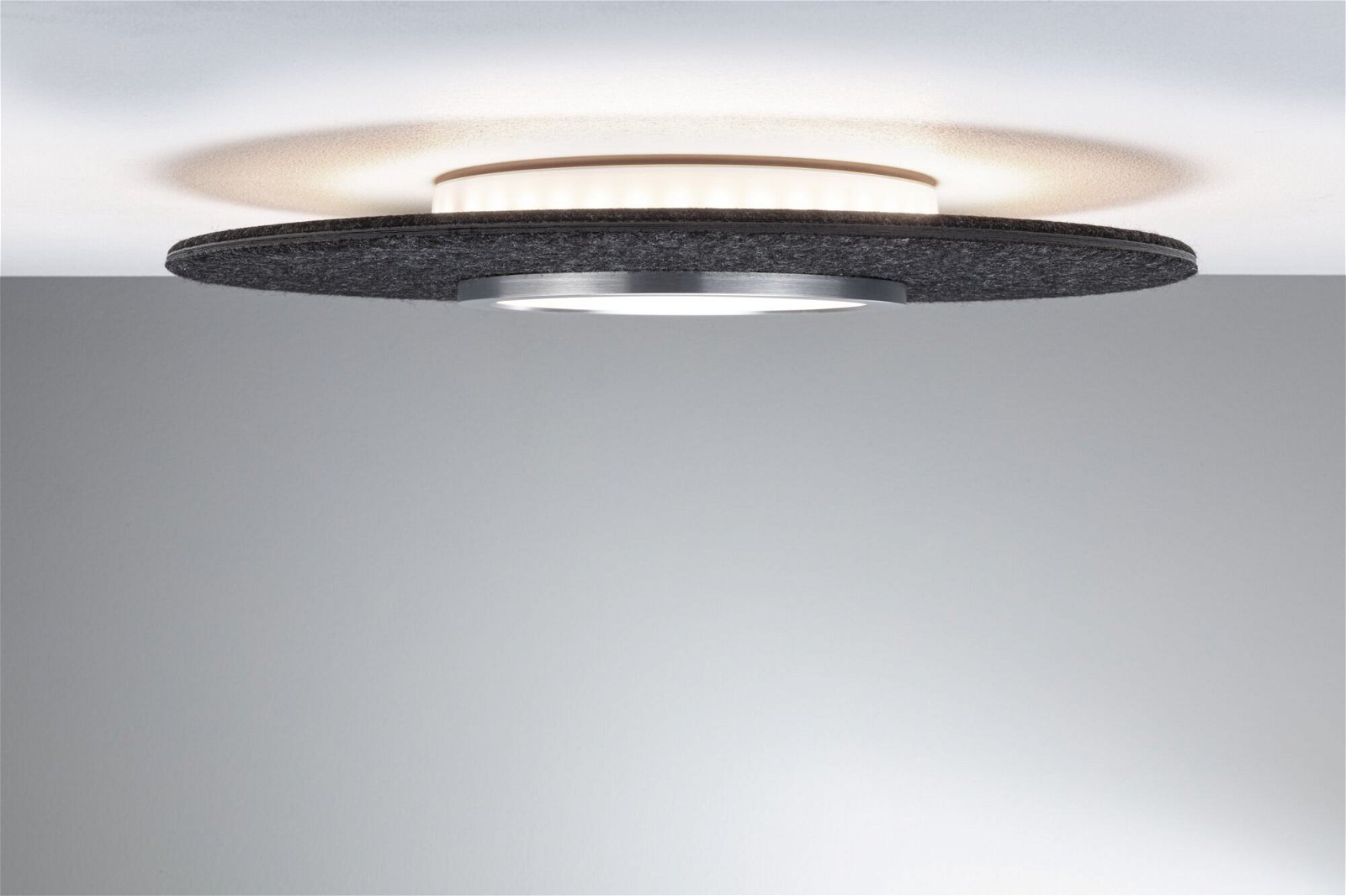 Paulmann LED Deckenleuchte »Tulga 2700K 2000lm 32,5W Anthrazit«, 1 flammig, 3-Step-Dim