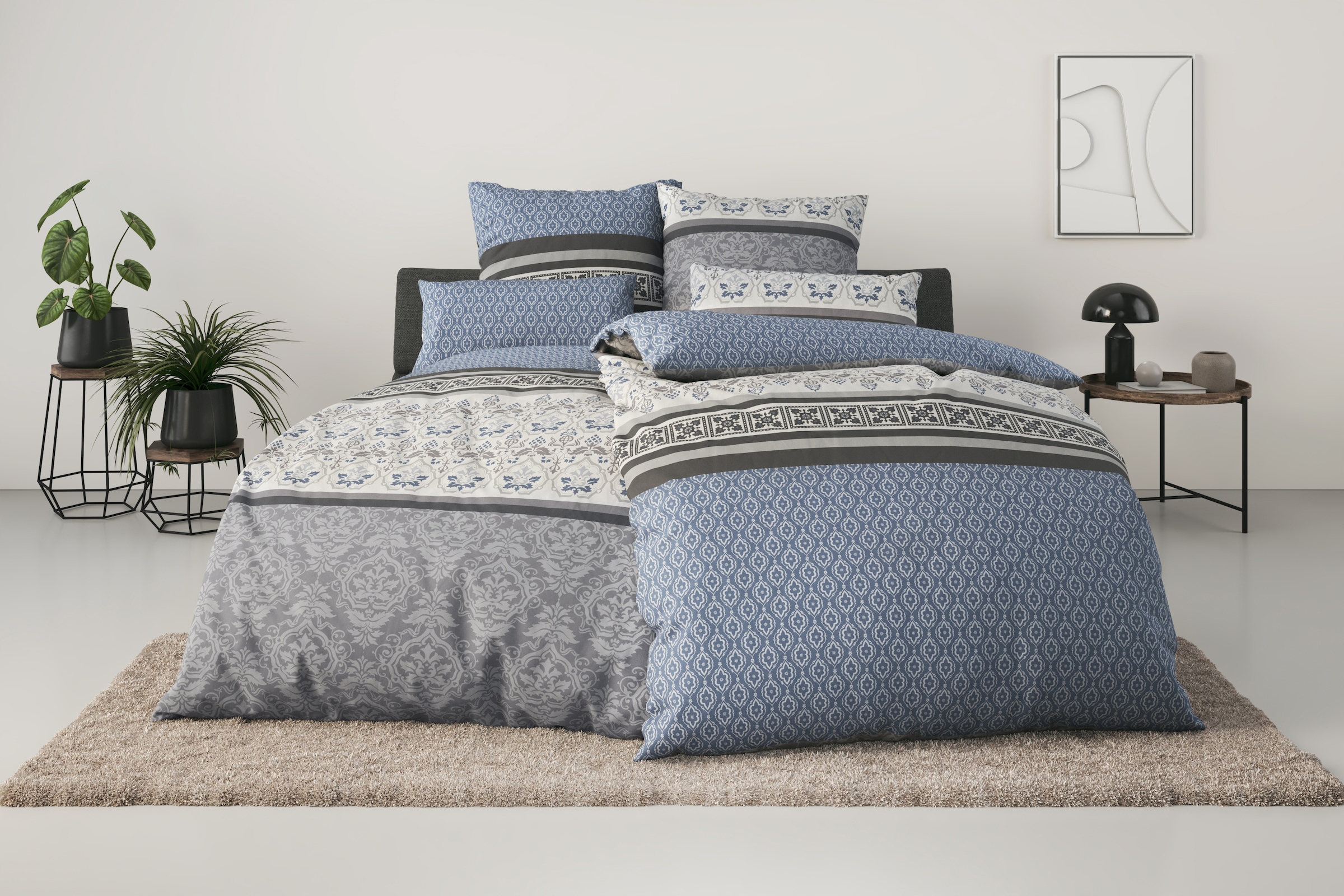 OTTO home Bettwäsche "Cremona" 2 romantische Bettwäsche in verschiedenen Qu günstig online kaufen