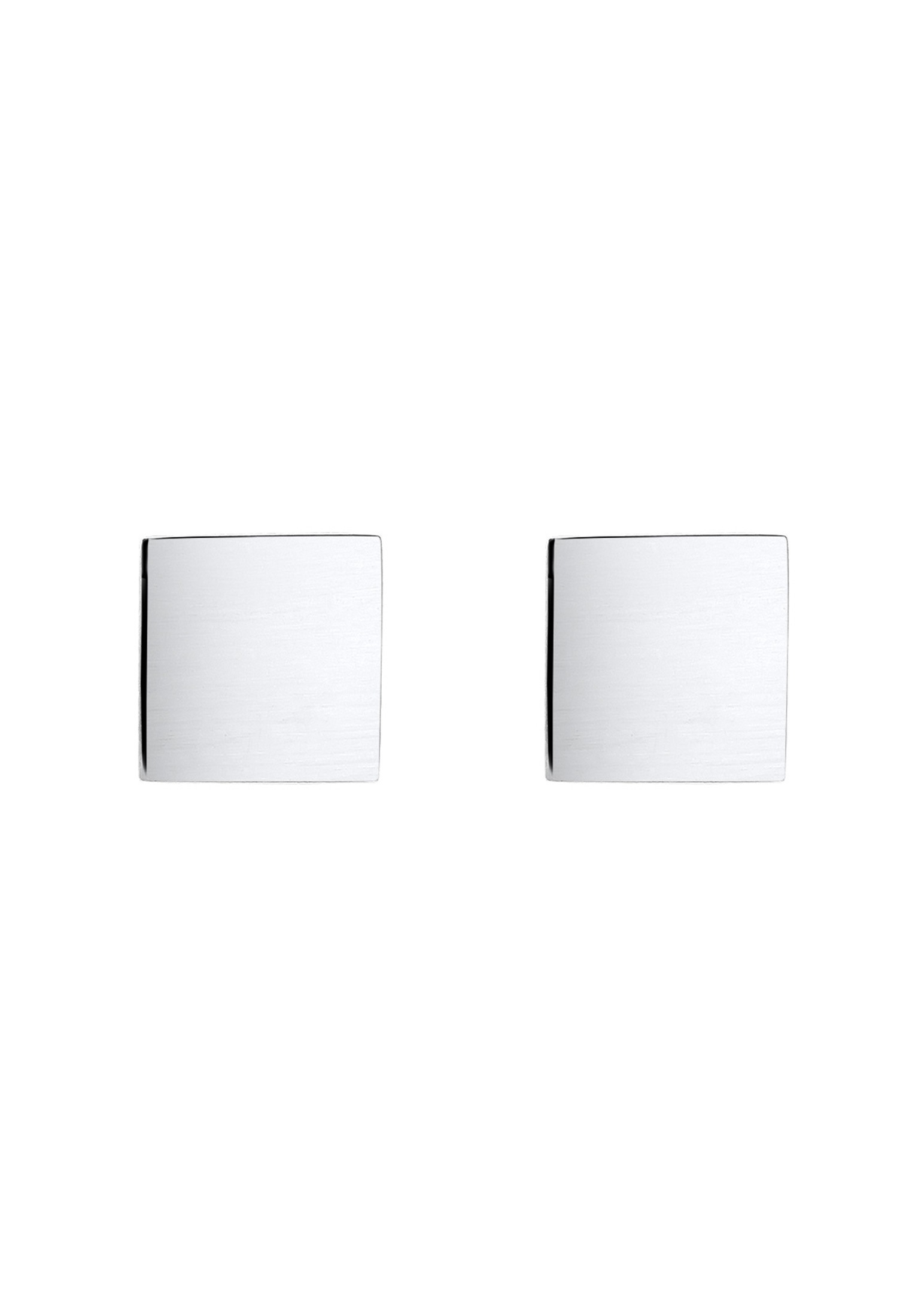 Elli Paar Ohrstecker »Viereck Geo Minimal Trend Matt 925 Silber Angolare«