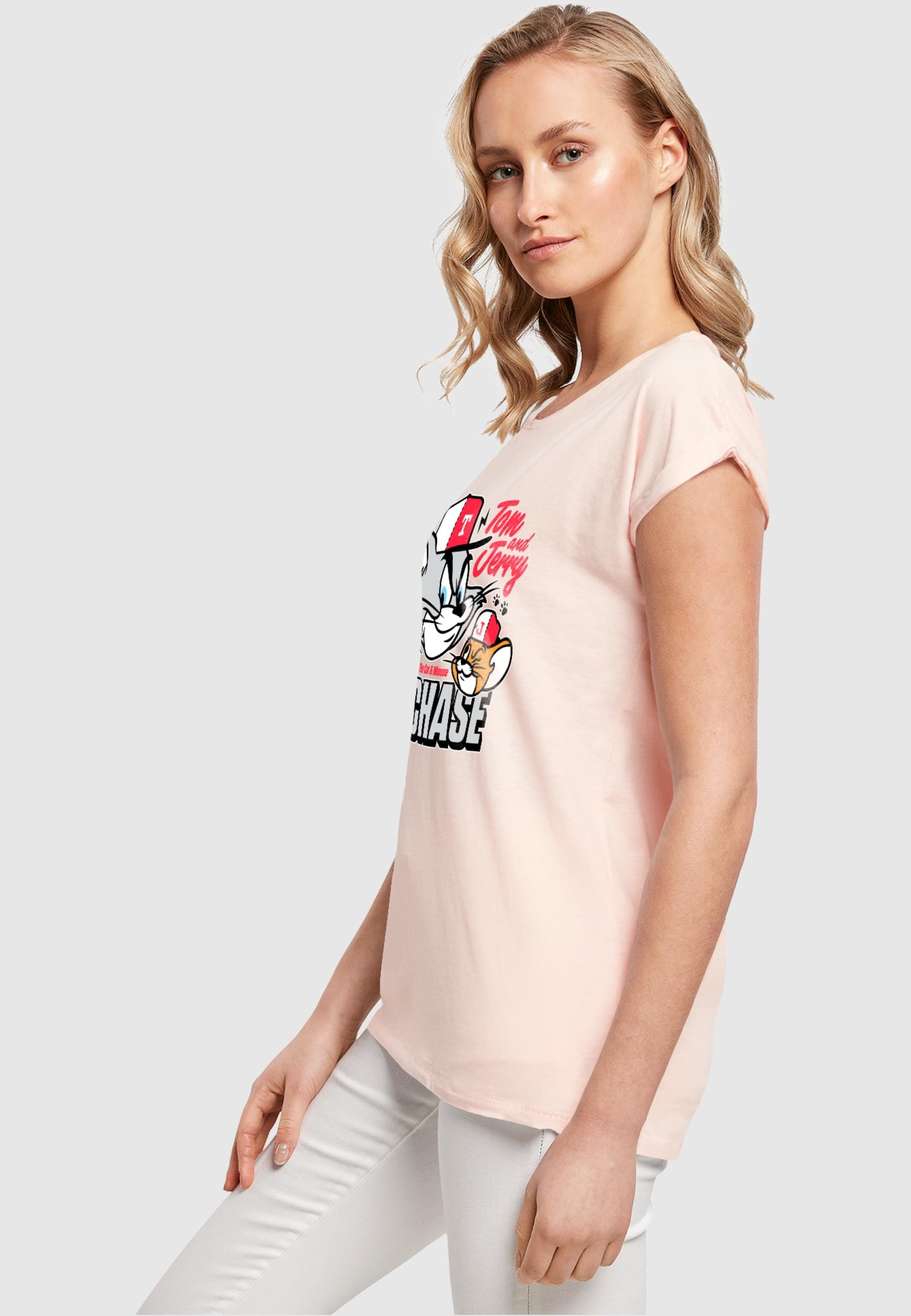 ABSOLUTE CULT T-Shirt »ABSOLUTE CULT Damen Ladies Tom and Jerry - Chase T-Shirt«, (1 tlg.)