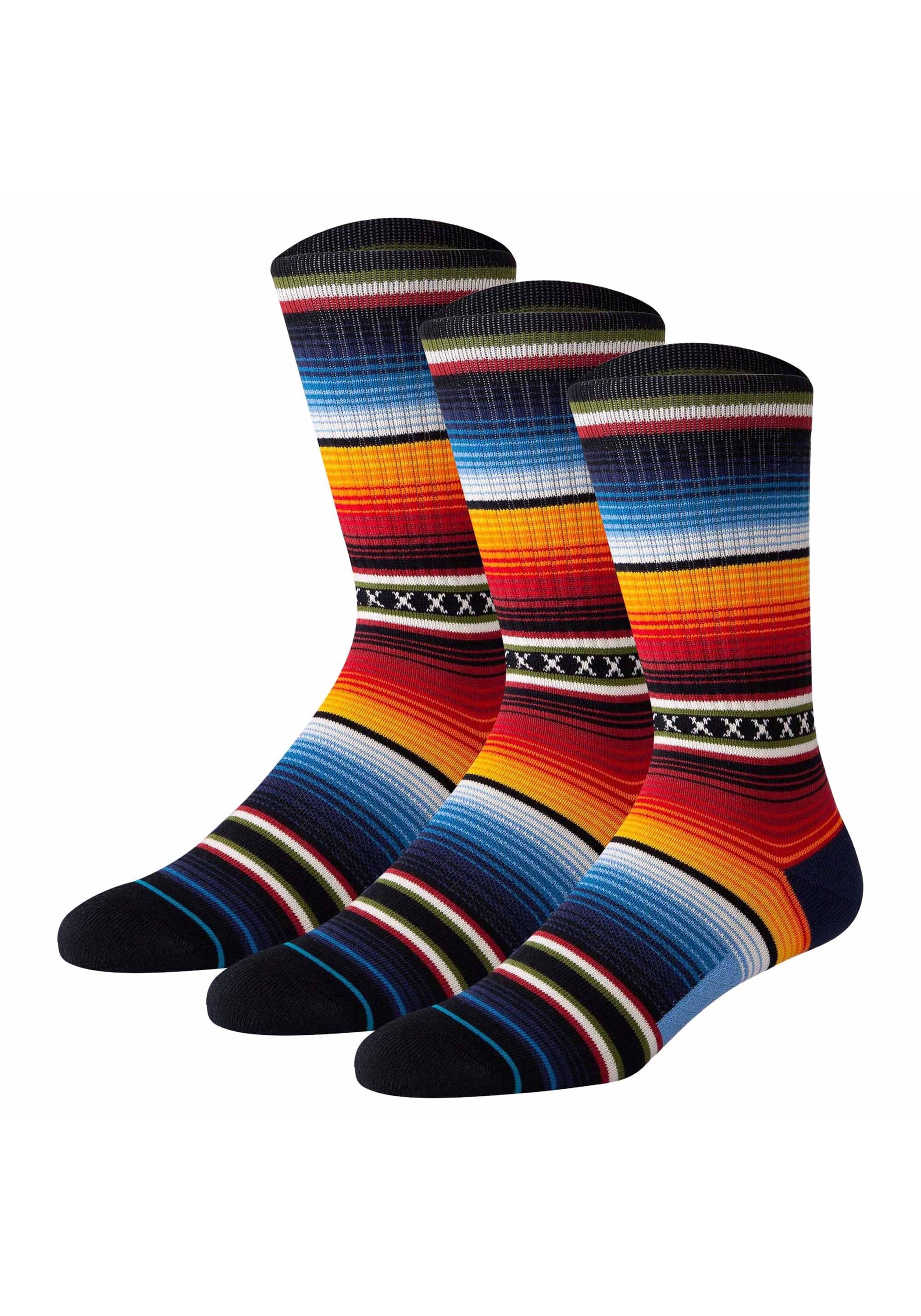 Stance Kurzsocken "Socken CURREN ST CREW 3er Pack" 3 Paar tlg.