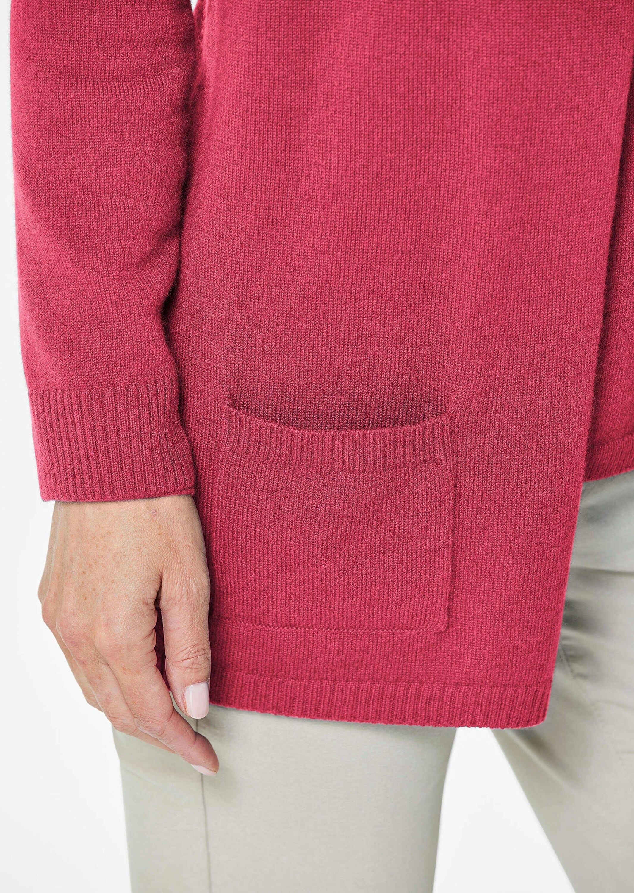 GOLDNER Strickjacke »Langarm Feinstrick-Cardigan«