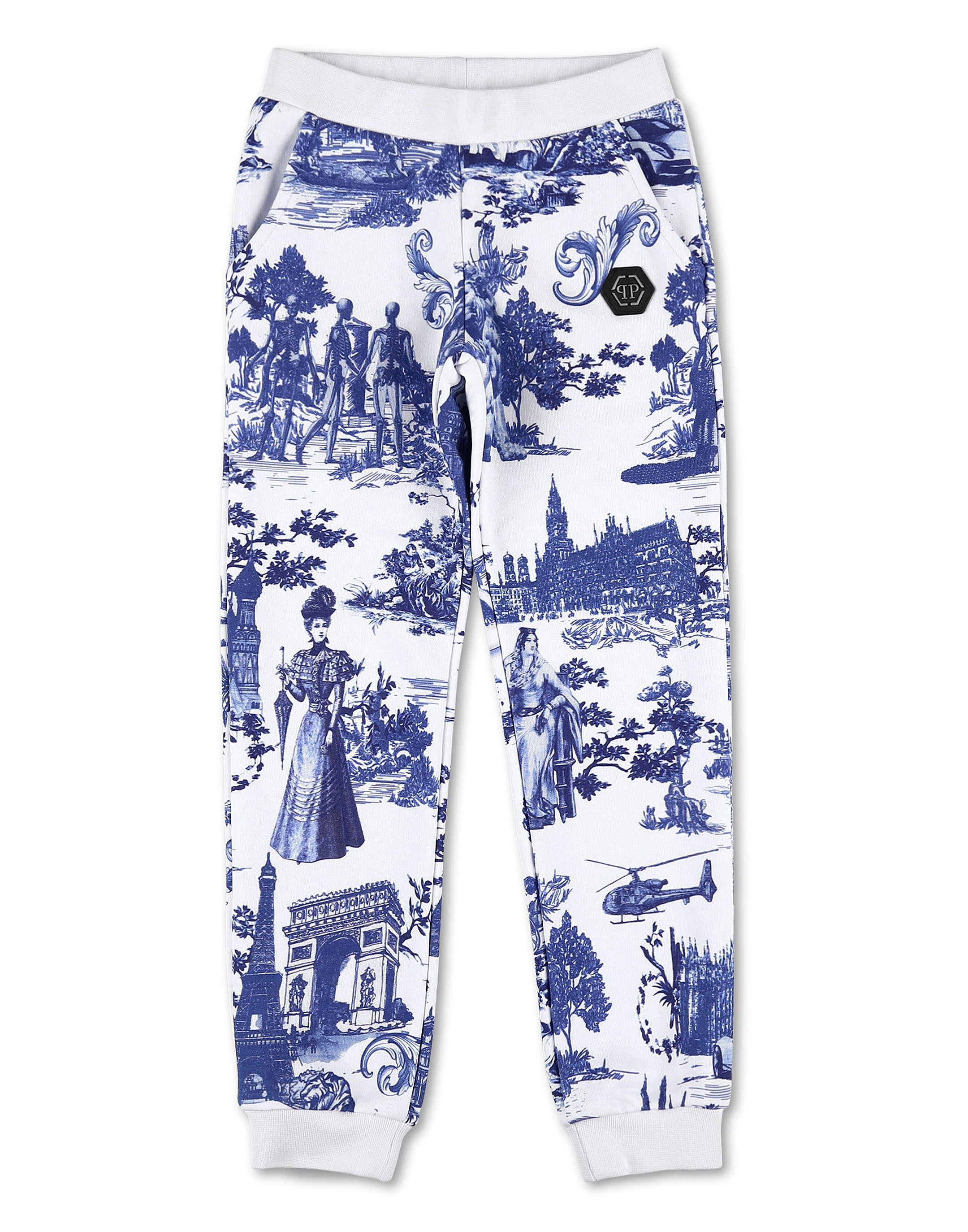 PHILIPP PLEIN Jogger Pants "En Plein Air Mit Schmucksteinen"