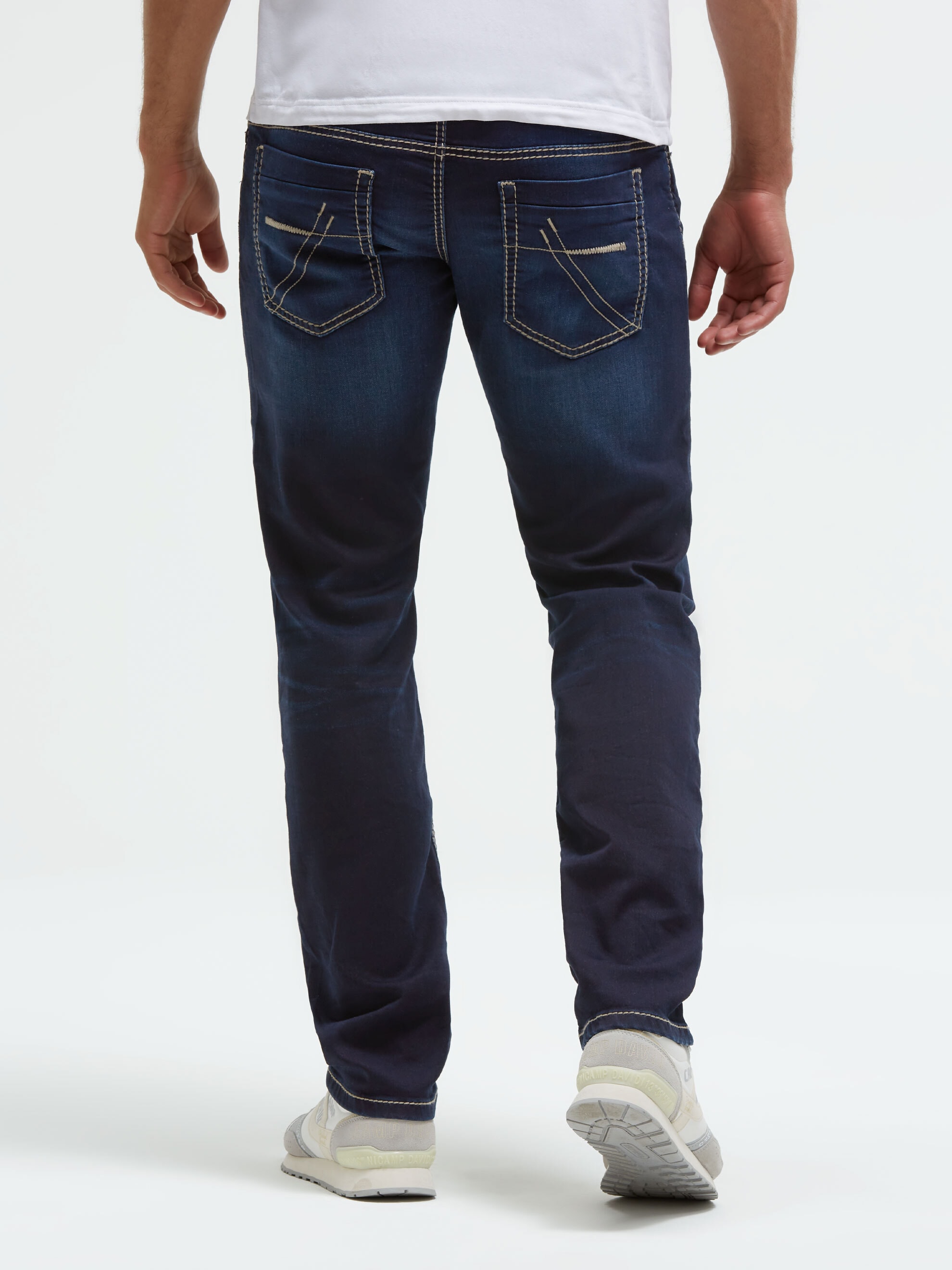 CAMP DAVID Comfort-fit-Jeans mit zwei Leibhöhen
