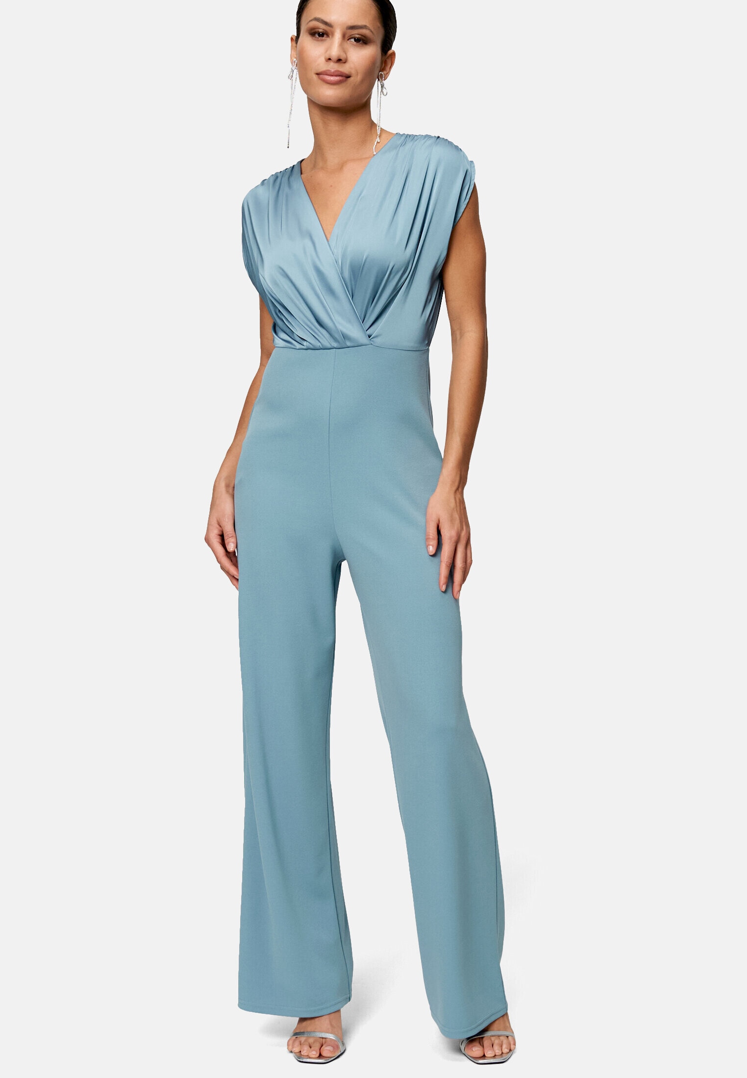 Zero Overall »Damen im Materialmix« 1 Wickeldesign