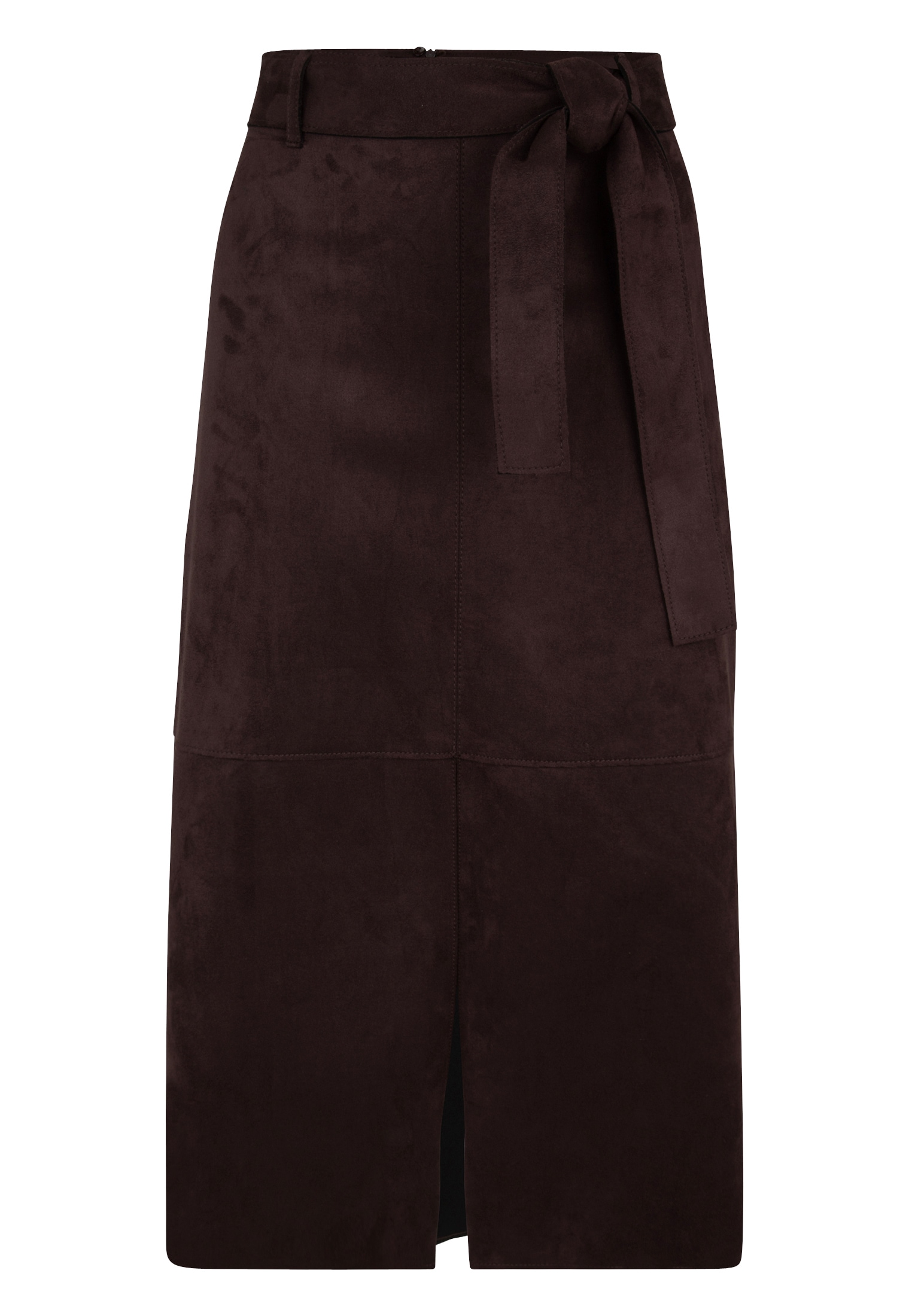 Zero Midirock »Damen Midirock mit Bindegürtel« Gürtel