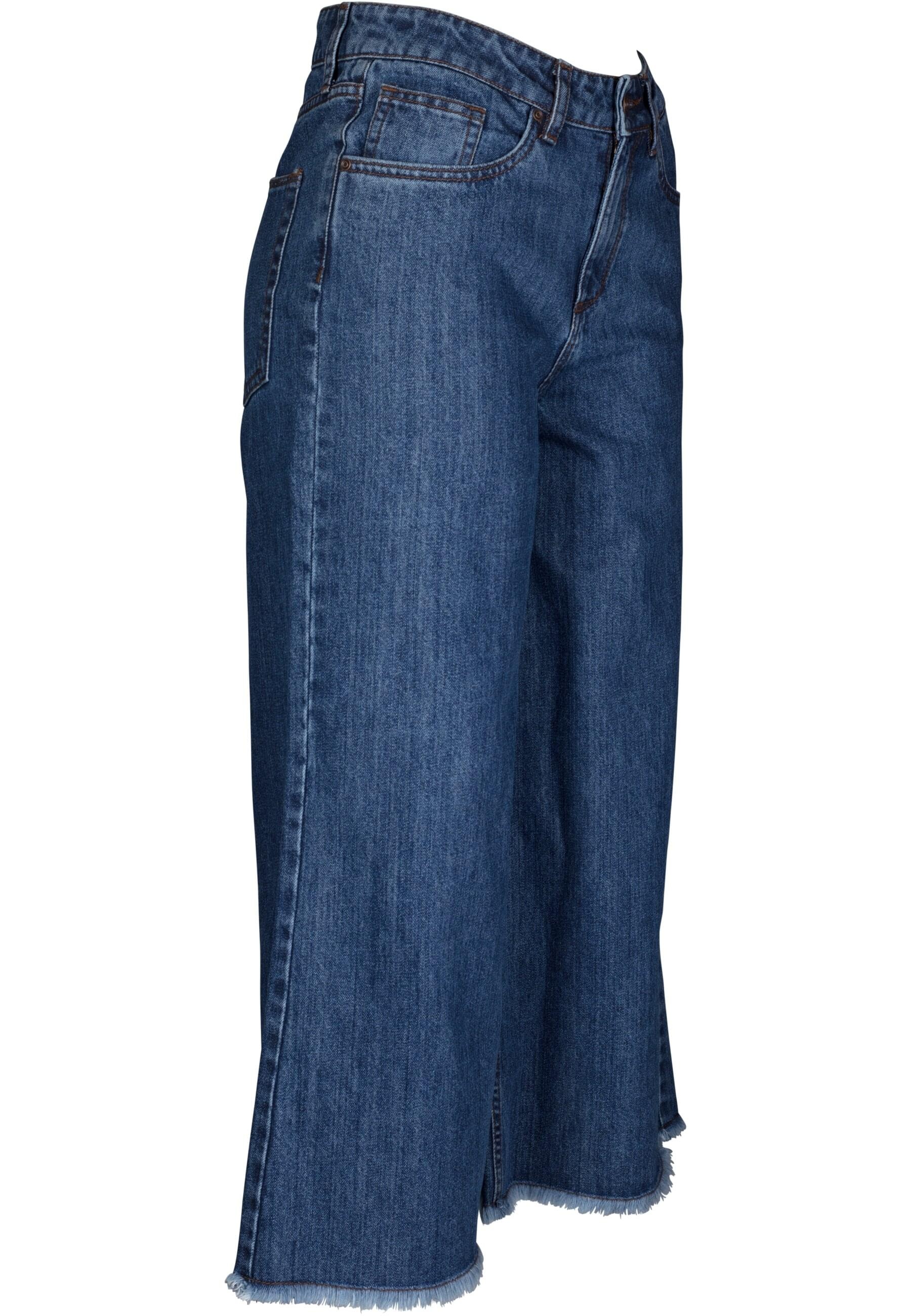 URBAN CLASSICS Bequeme Jeans »Urban Classics Damen Ladies Denim Culotte«, (1 tlg.)