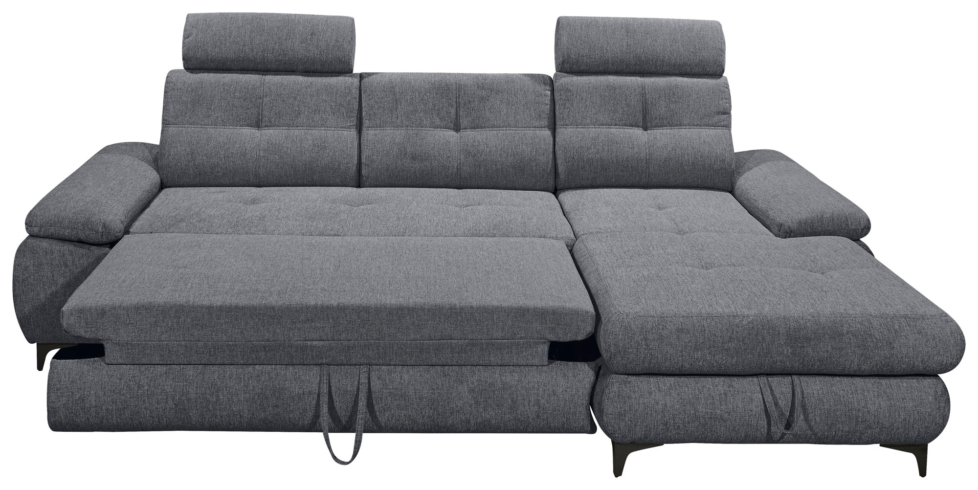 ED EXCITING DESIGN Ecksofa »Altona L-Form«, (2 St.), mit Bettfunktion, Bettkasten, Armteilverstellung & Kopfstützen