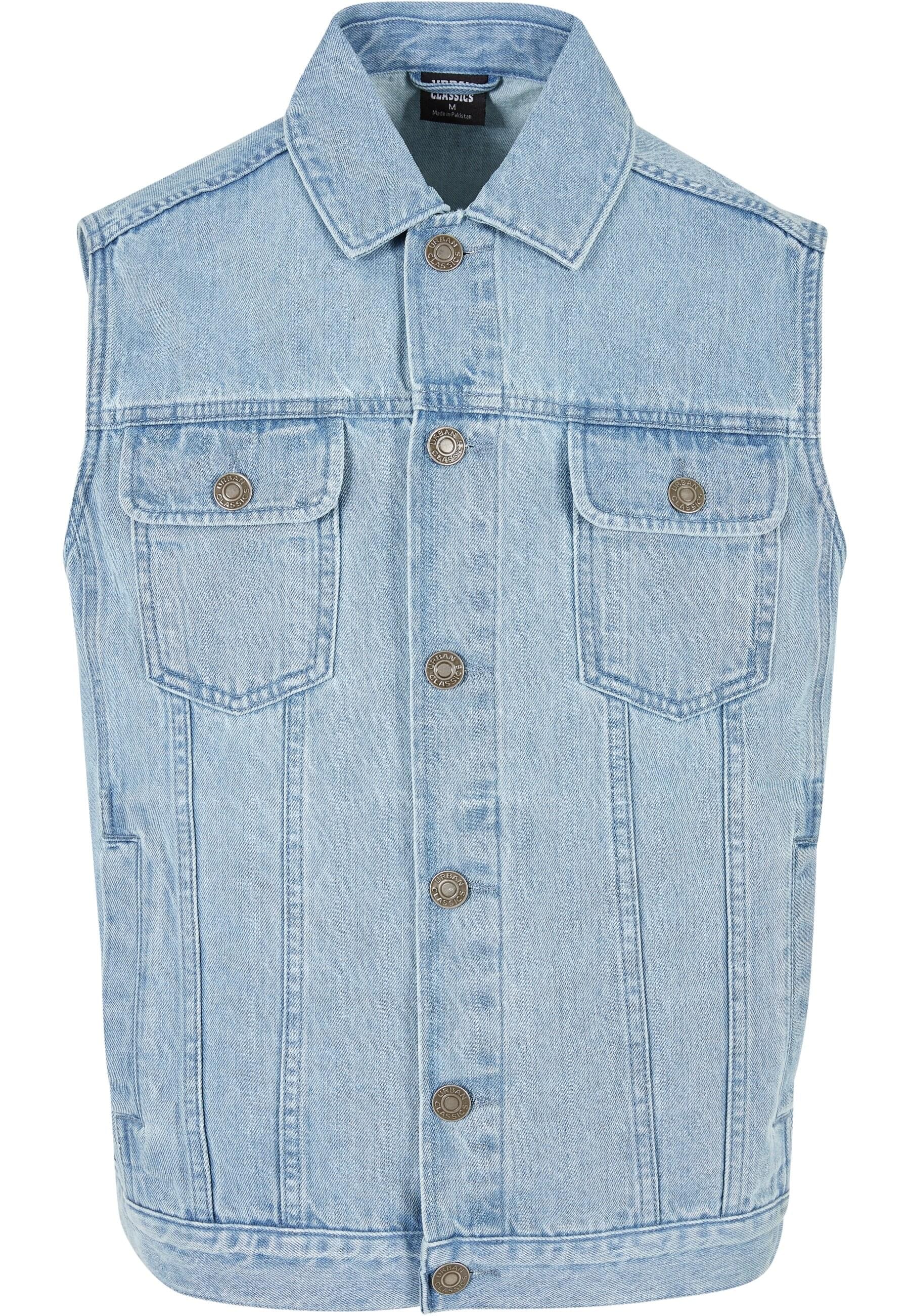 URBAN CLASSICS Jerseyweste "Urban Classics Herren Denim Vest", (1 tlg.)