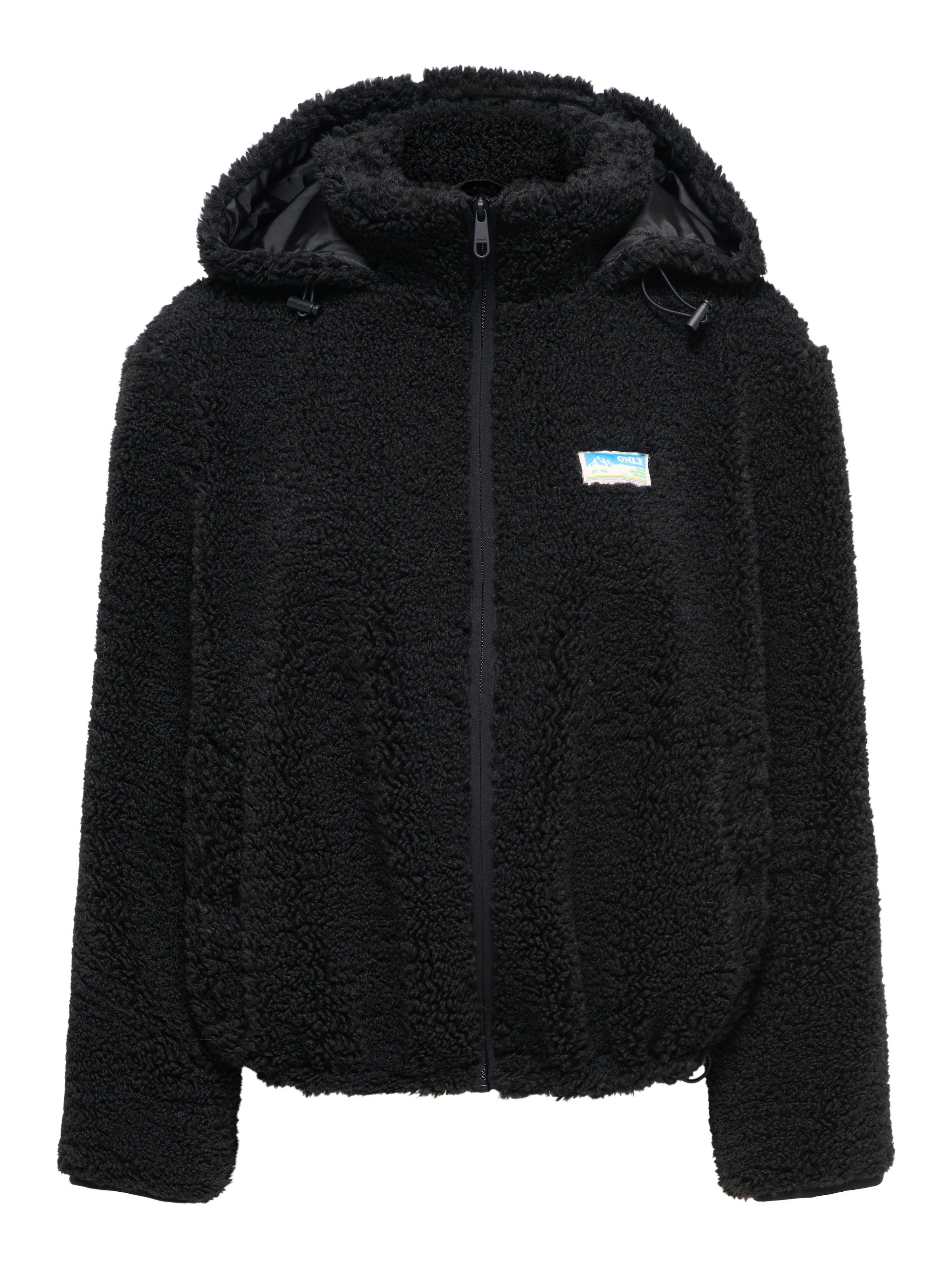 ONLY Kapuzenplüschjacke »ONLTORA TEDDY HOOD JACKET BF OTW« mit Kapuze Kunstfaser, Plüsch