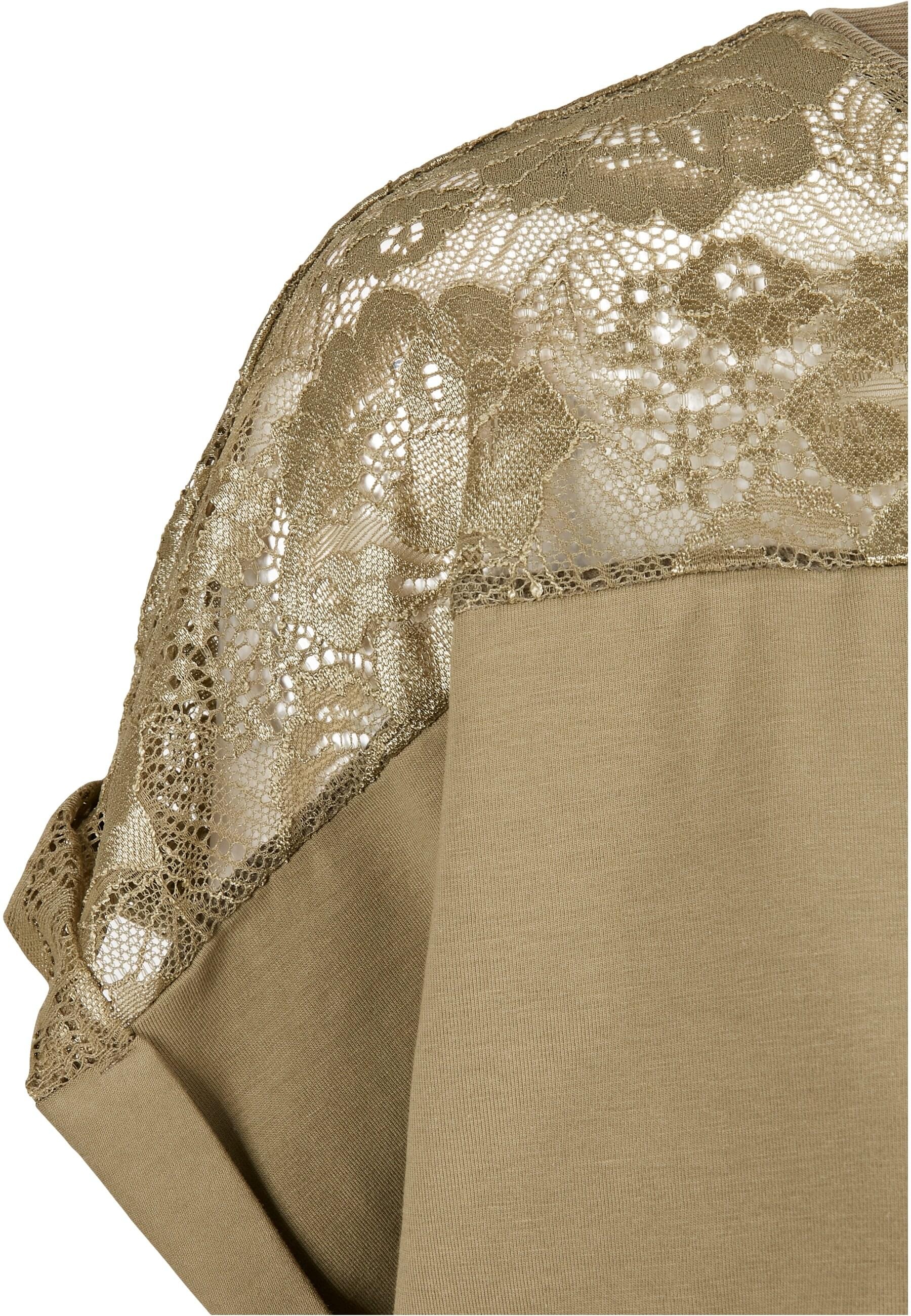 URBAN CLASSICS Shirtkleid »Urban Classics Damen Ladies Lace Tee Dress«, (1 tlg.)
