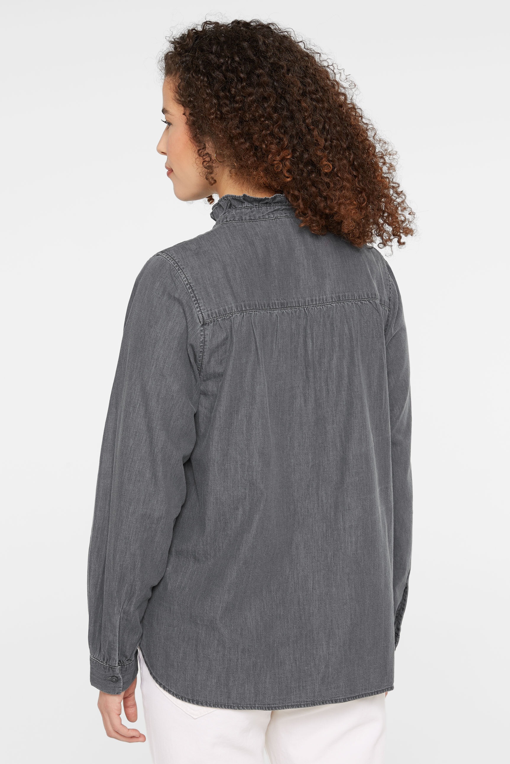 SENSES.THE LABEL Langarmbluse, aus Baumwolle