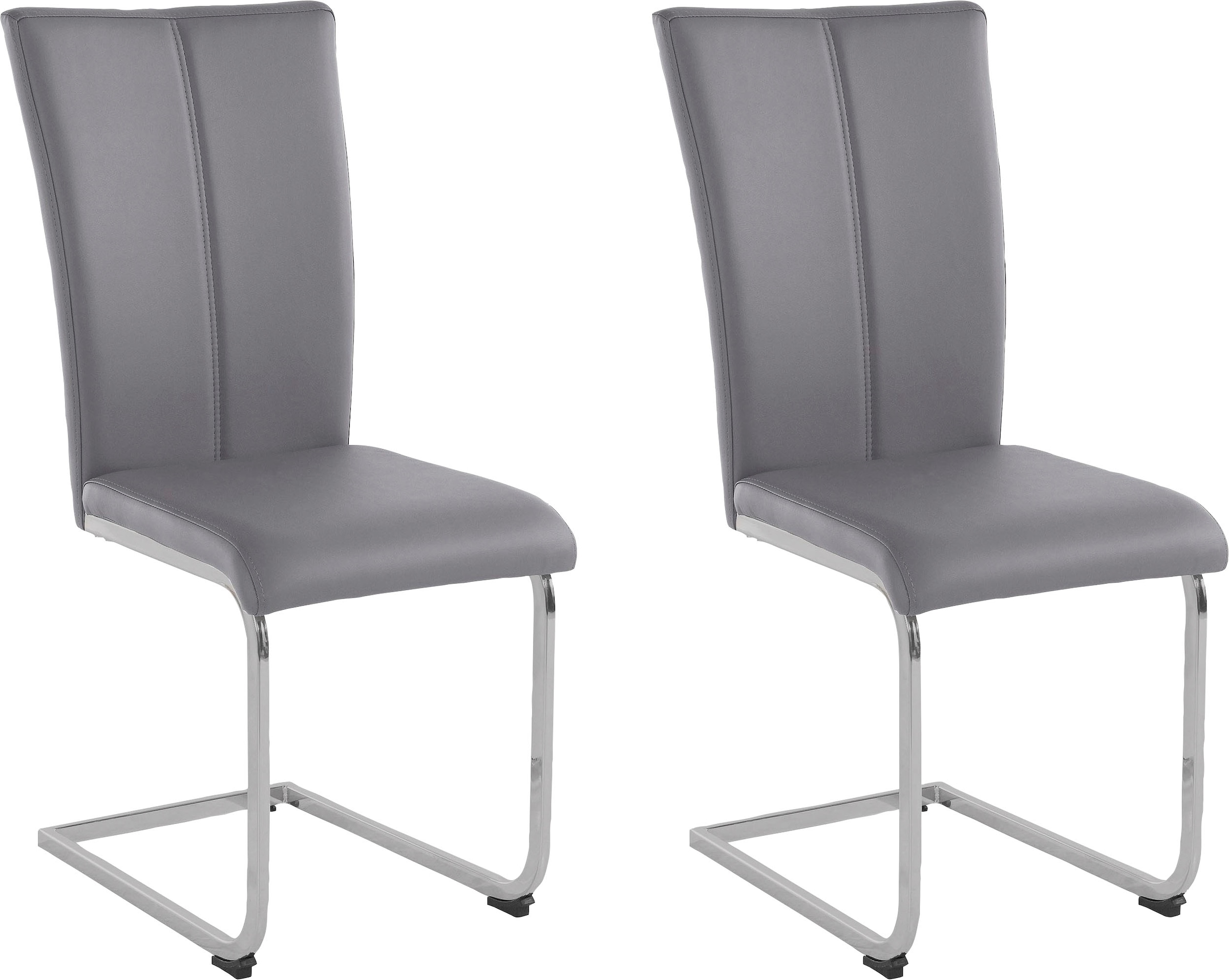 Home affaire Freischwinger "Alex" (Set) 2 Stk. Kunstleder Stuhl belastbar b günstig online kaufen