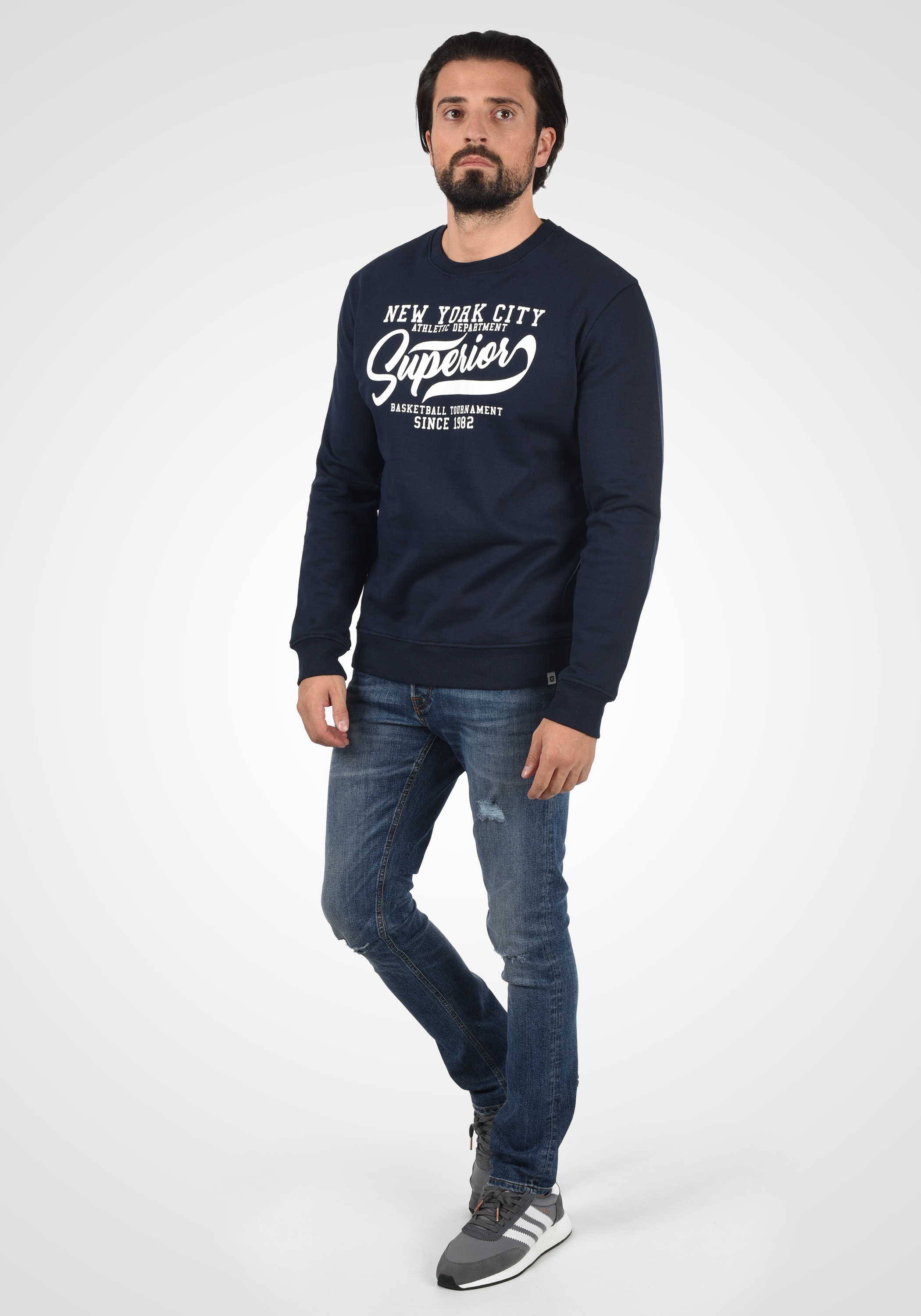 Indicode Longpullover "Sweatshirt IDGalilero" günstig online kaufen