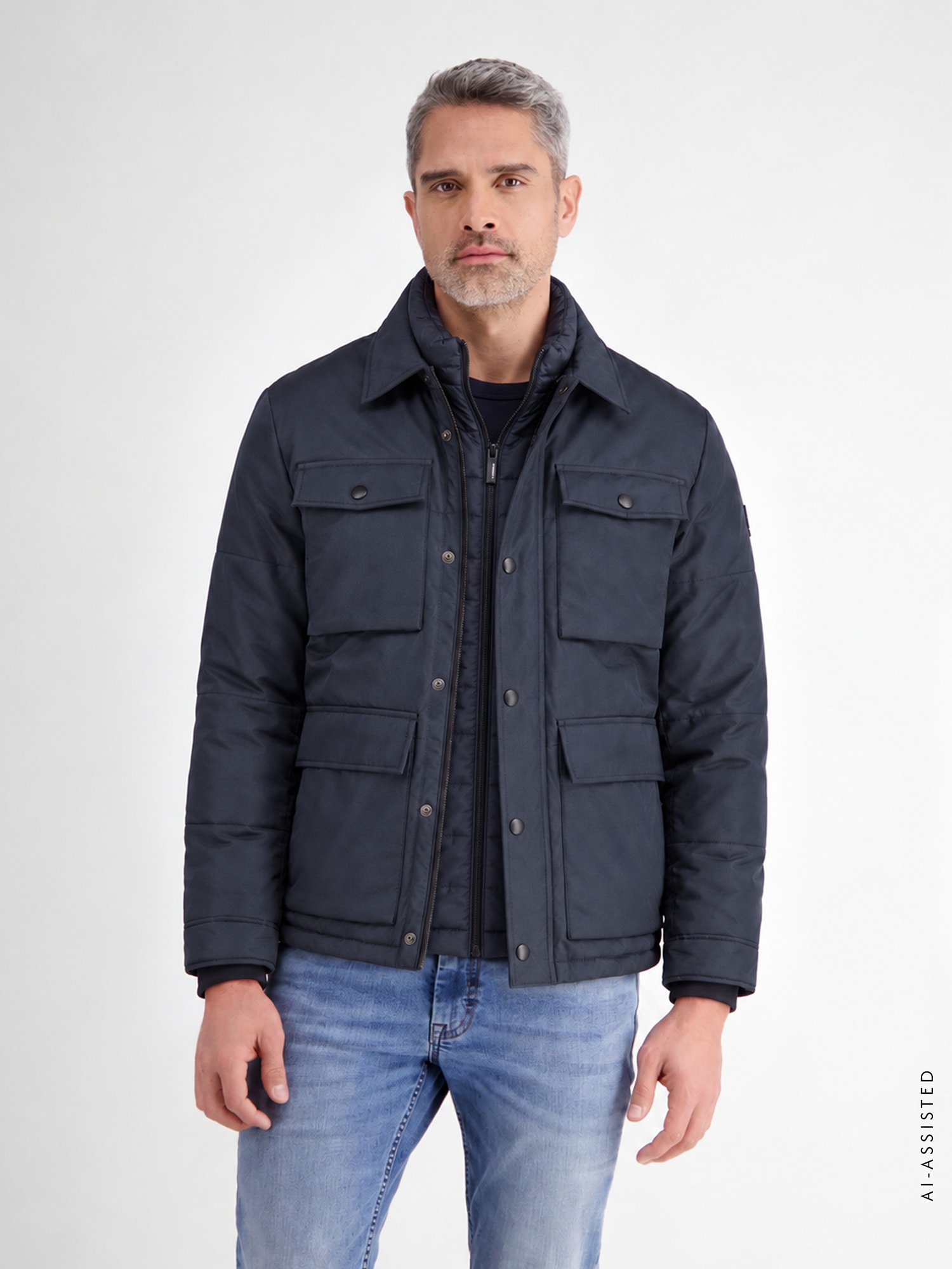 LERROS Outdoorjacke »Maskuline 2in1 Jacke mit herausnehmbarer Weste« ohne Kapuze